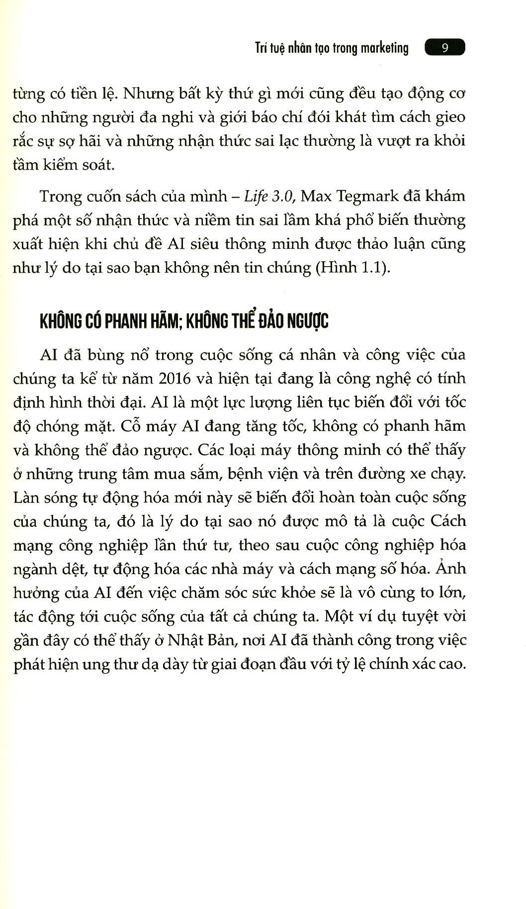 trí tuệ nhân tạo trong marketing