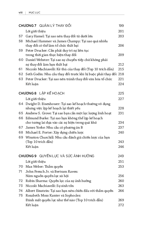 trí tuệ quản trị từ những doanh nhân và nhà quản trị hàng đầu thế giới