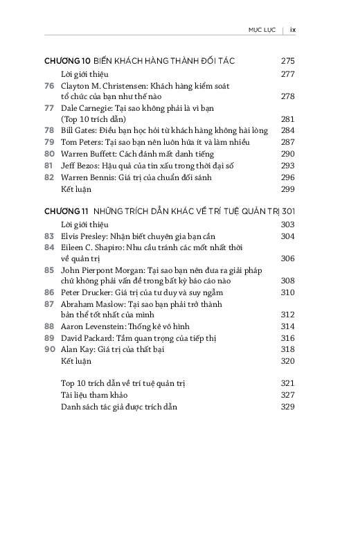 trí tuệ quản trị từ những doanh nhân và nhà quản trị hàng đầu thế giới