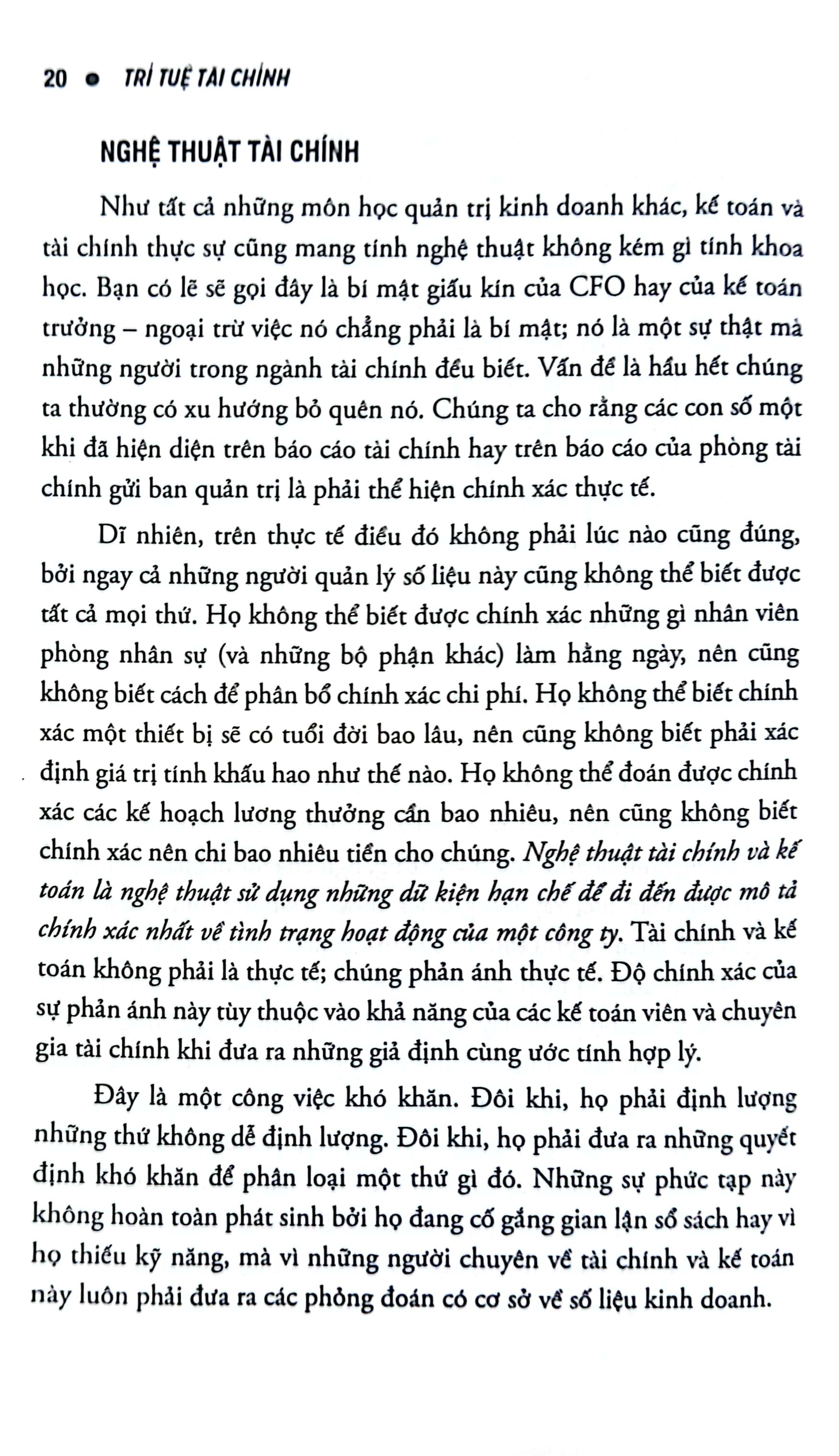 Tri Tue Tai Chinh - Danh Cho Nha Quan Ly Khong Chuyen Ve Tai Chinh - Bia Cung (Tai Ban 2025)