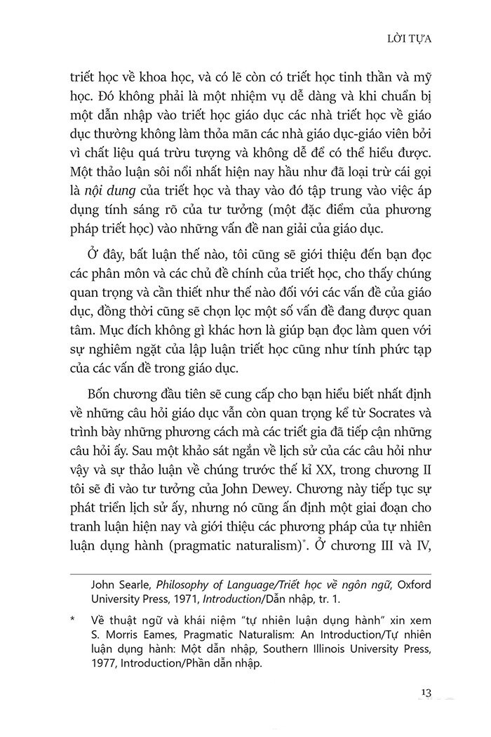 triết học giáo dục - philosophy of education (tái bản 2023)