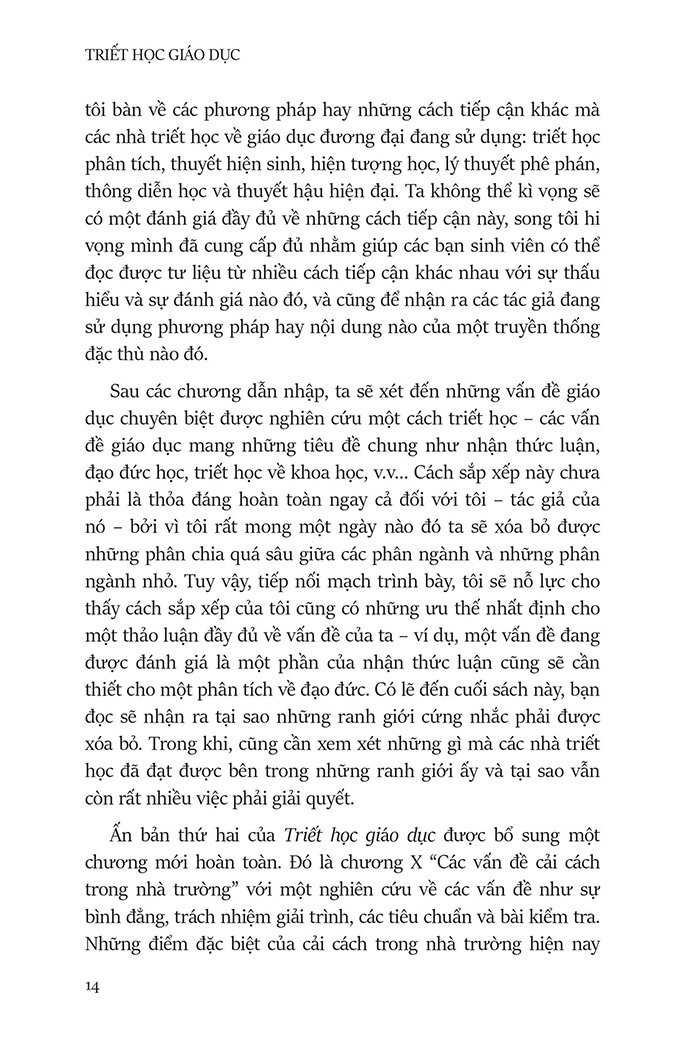 triết học giáo dục - philosophy of education (tái bản 2023)