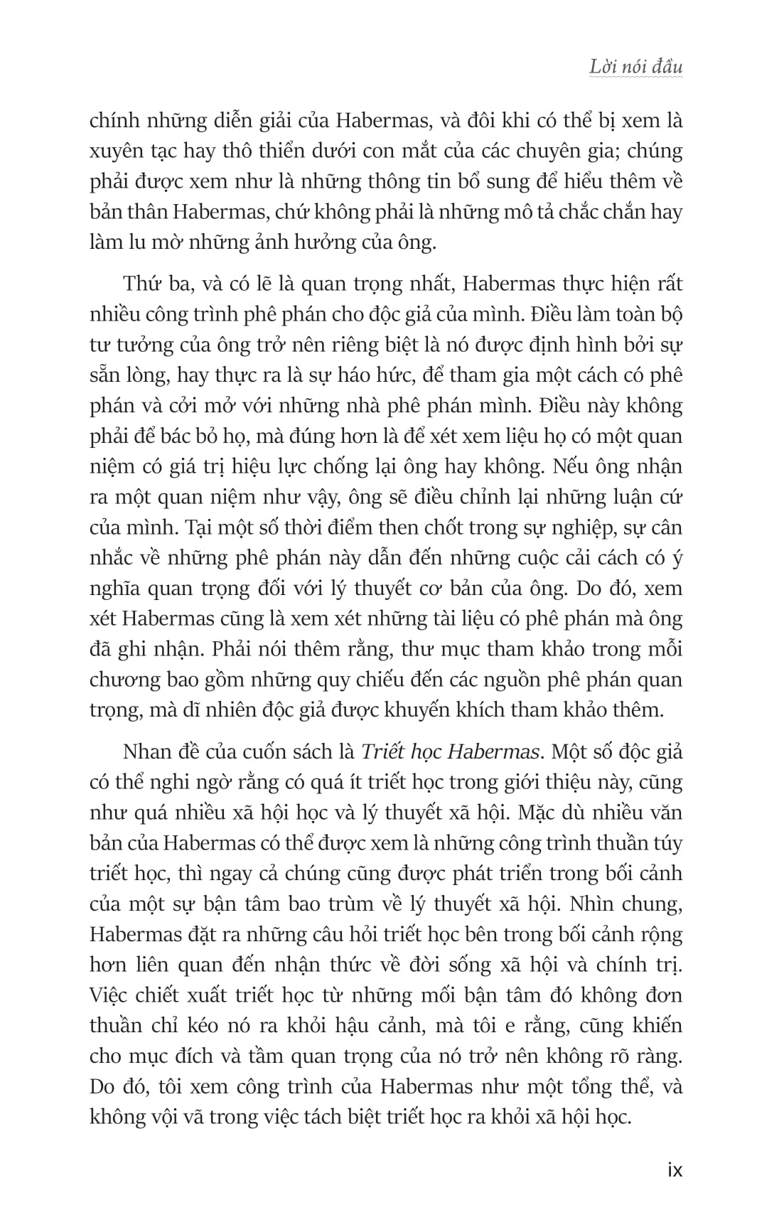 Triet hoc Habermas - The Philosophy of Habermas - Bia Cung