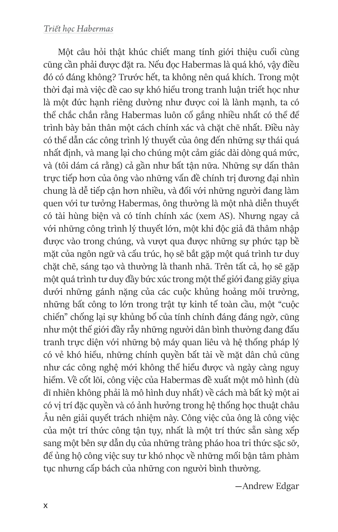 Triet hoc Habermas - The Philosophy of Habermas - Bia Cung