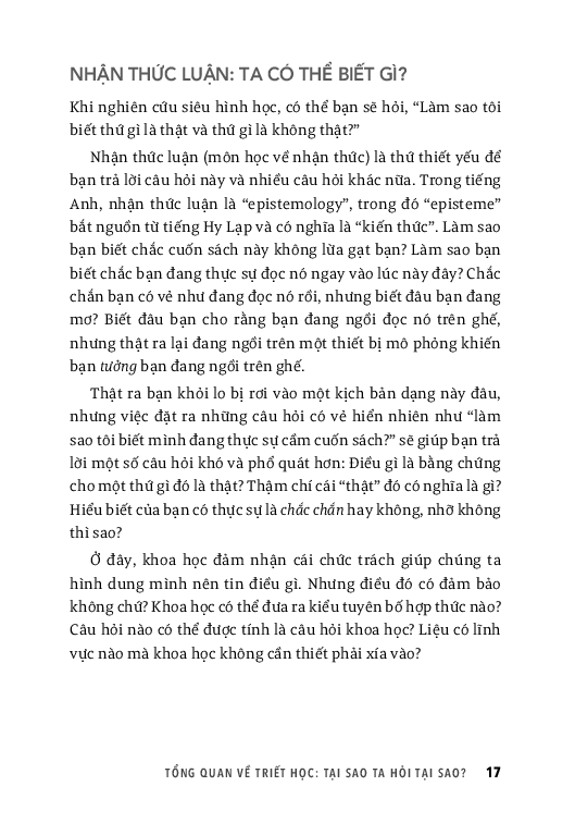 triết học kỳ thú dành cho tuổi mới lớn