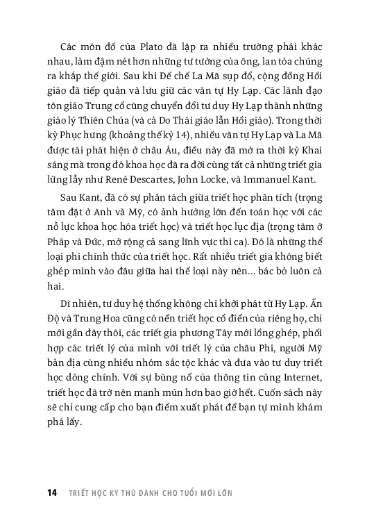 triết học kỳ thú dành cho tuổi mới lớn