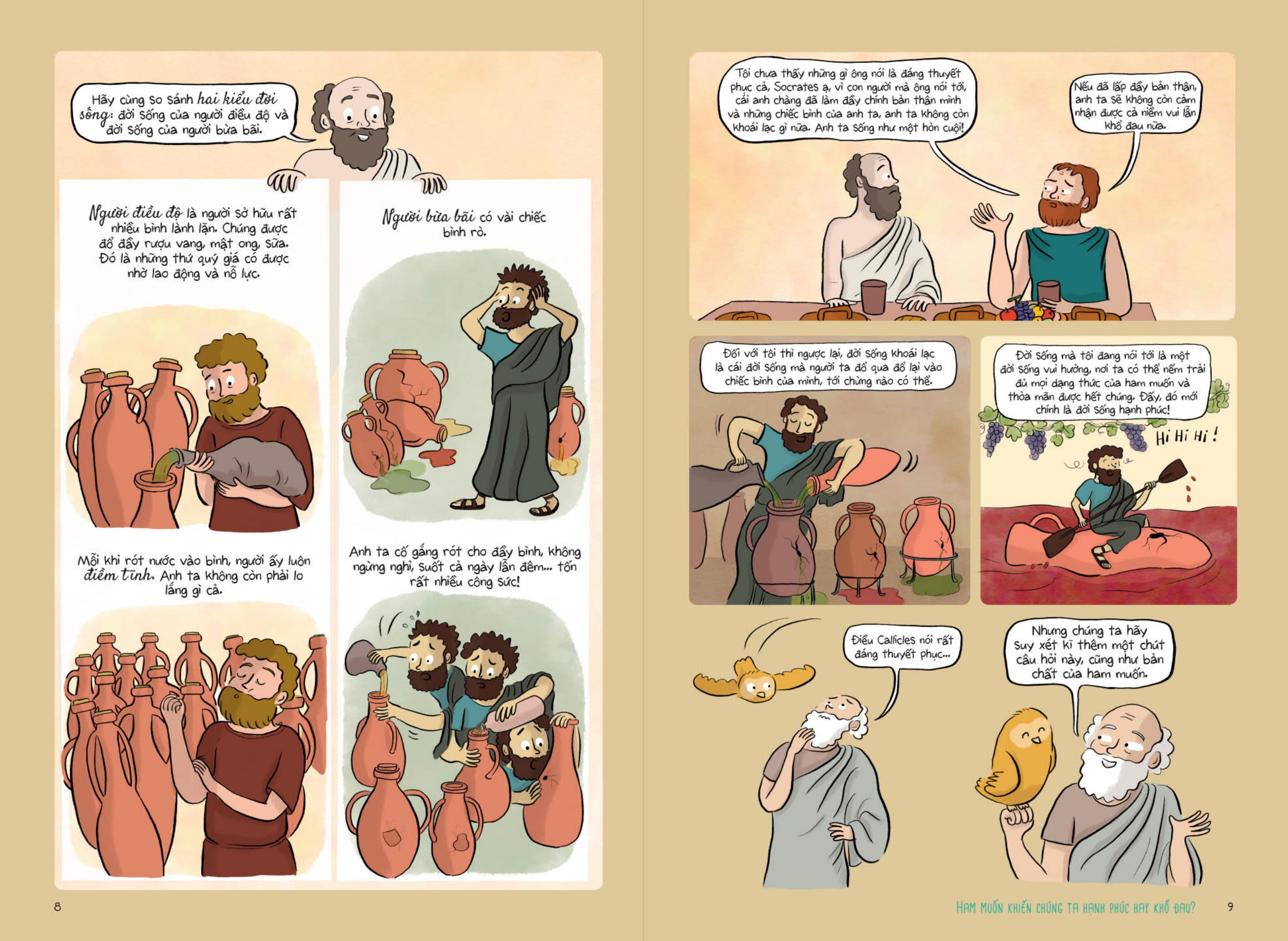 Triet Hoc Pho Thong Bang Tranh - Hanh Phuc