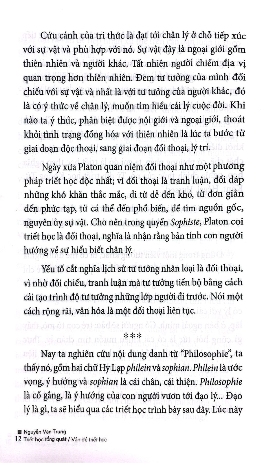 triết học tổng quát - vấn đề triết học