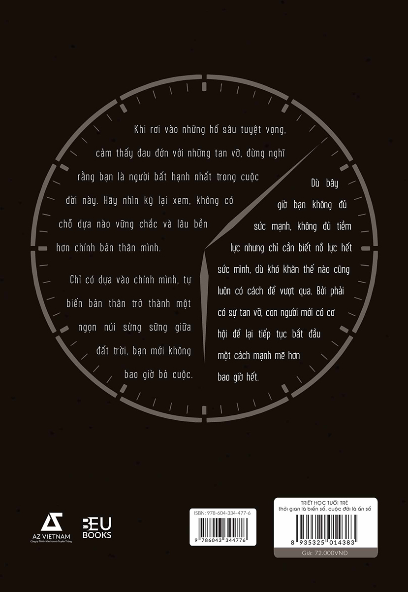 triết học tuổi trẻ - thời gian là biến số cuộc đời là ẩn số