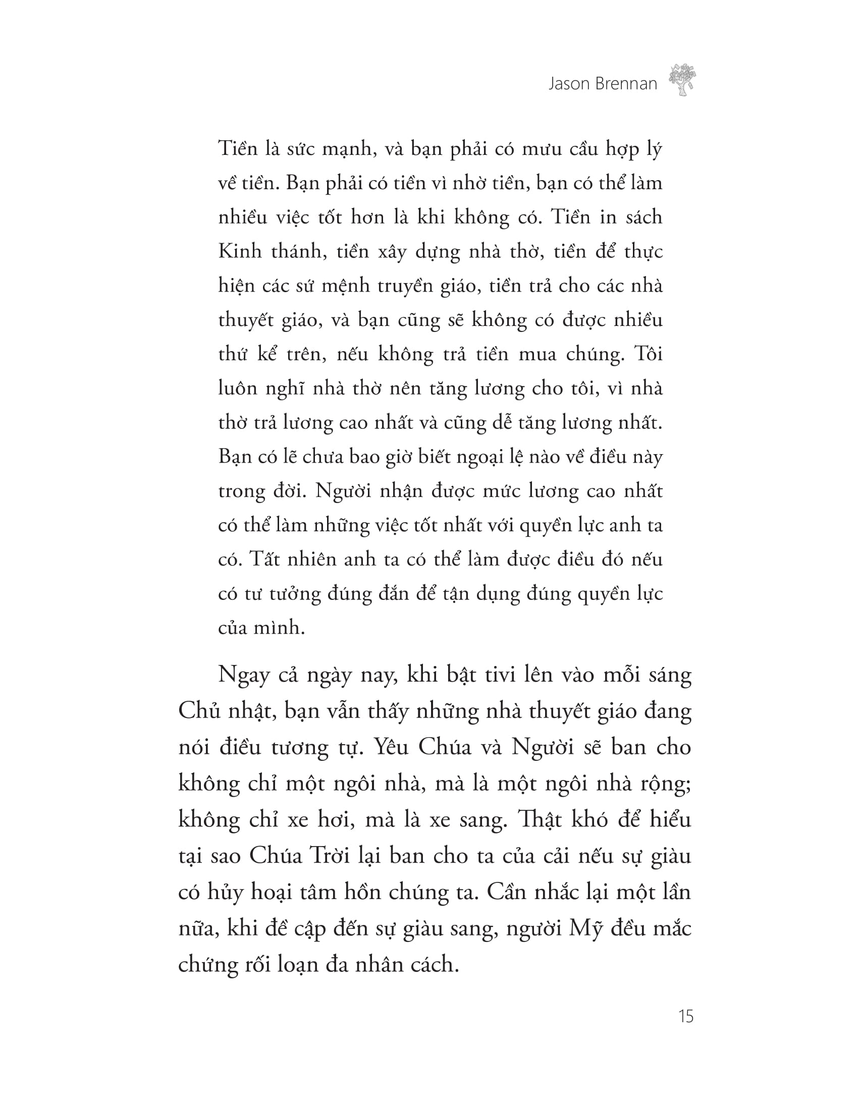 triết lí của người giàu sang
