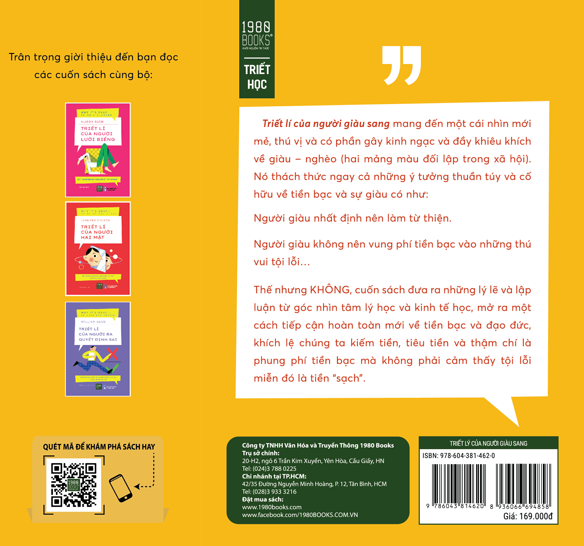 triết lí của người giàu sang