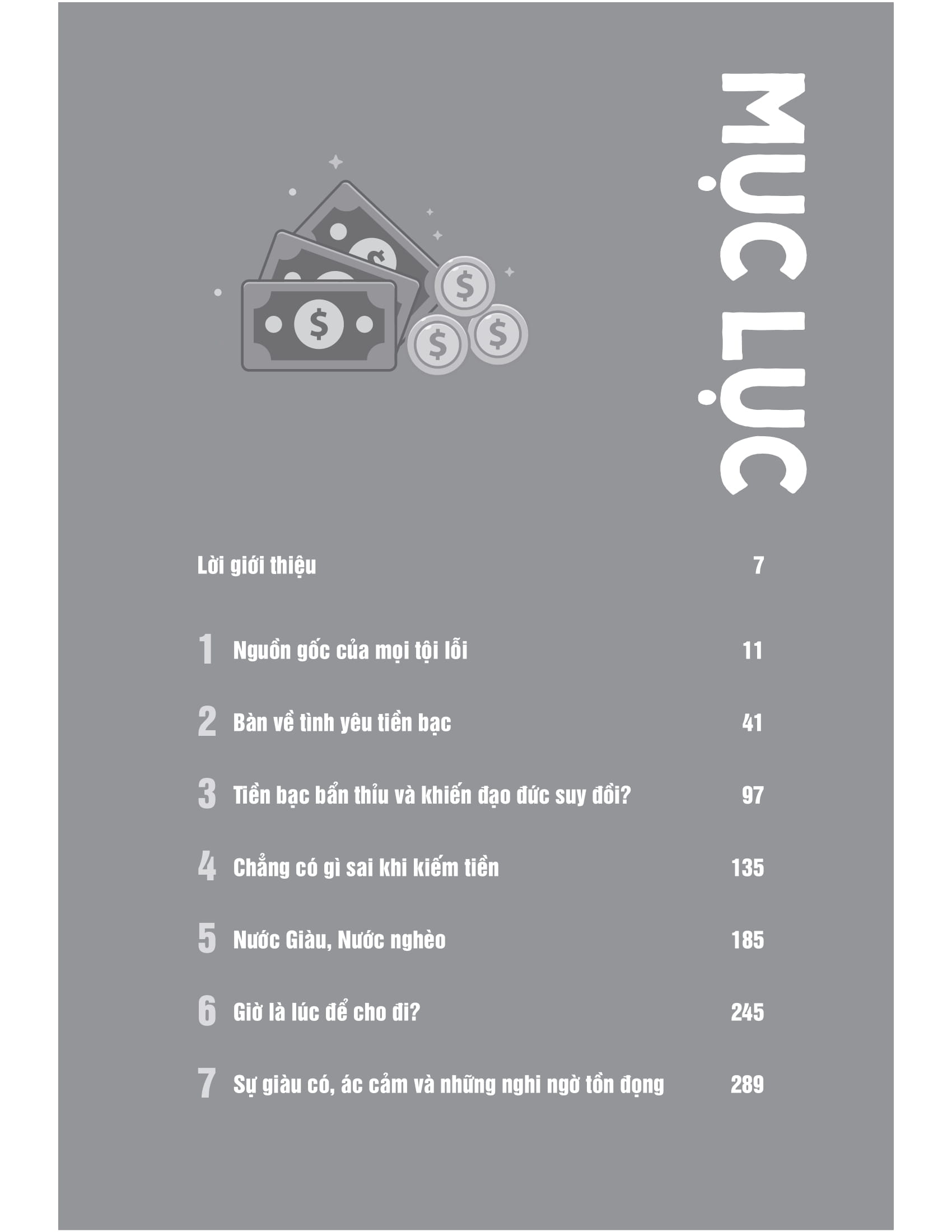 triết lí của người giàu sang