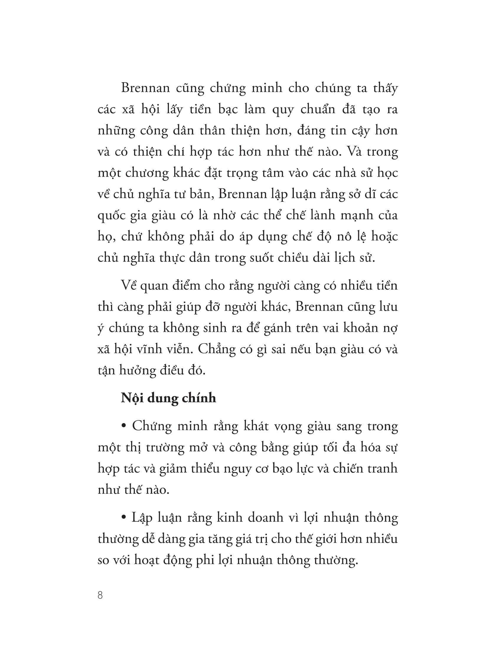 triết lí của người giàu sang