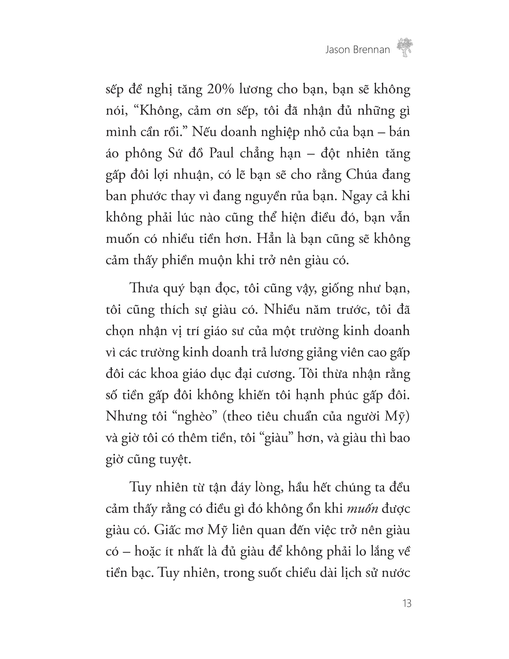 triết lí của người giàu sang
