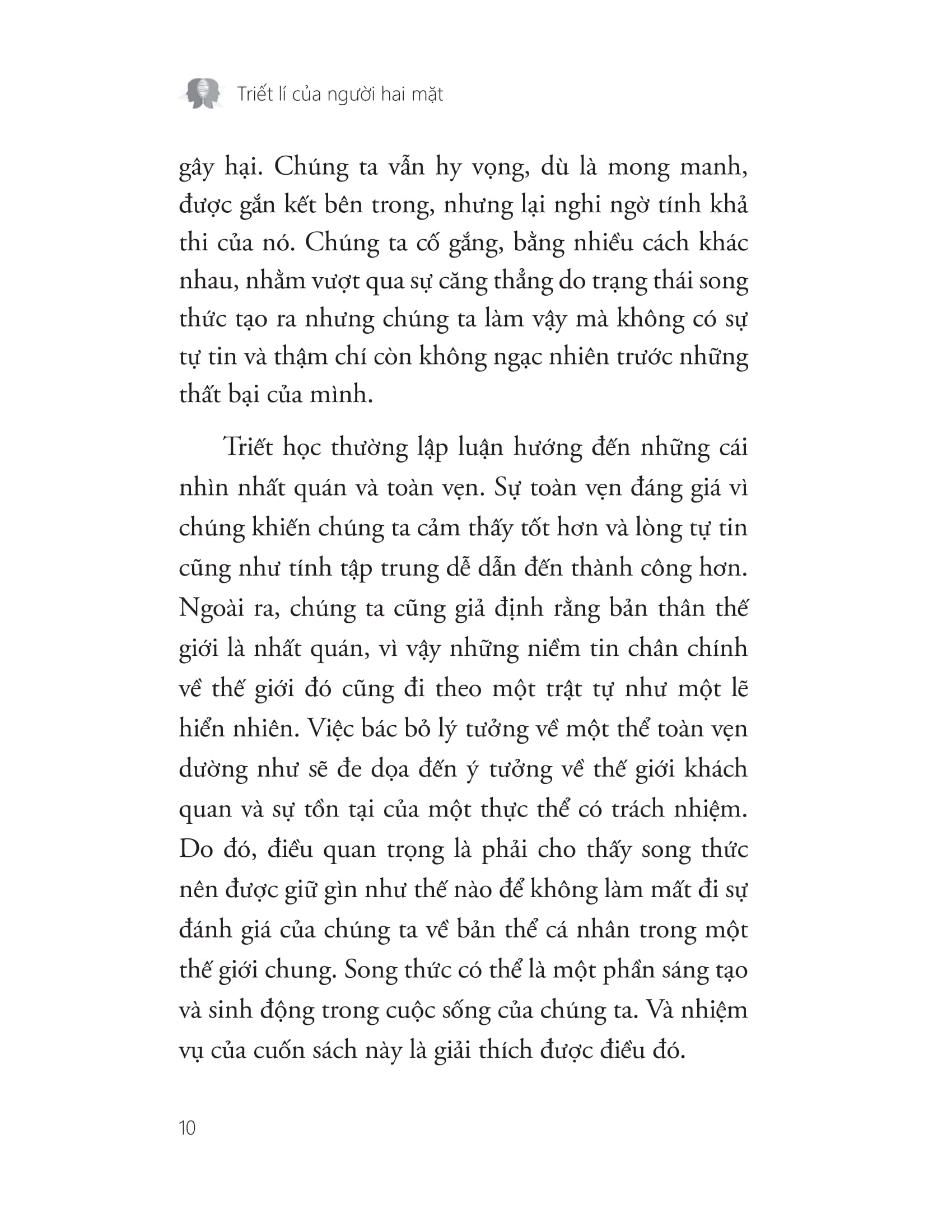 triết lí của người hai mặt