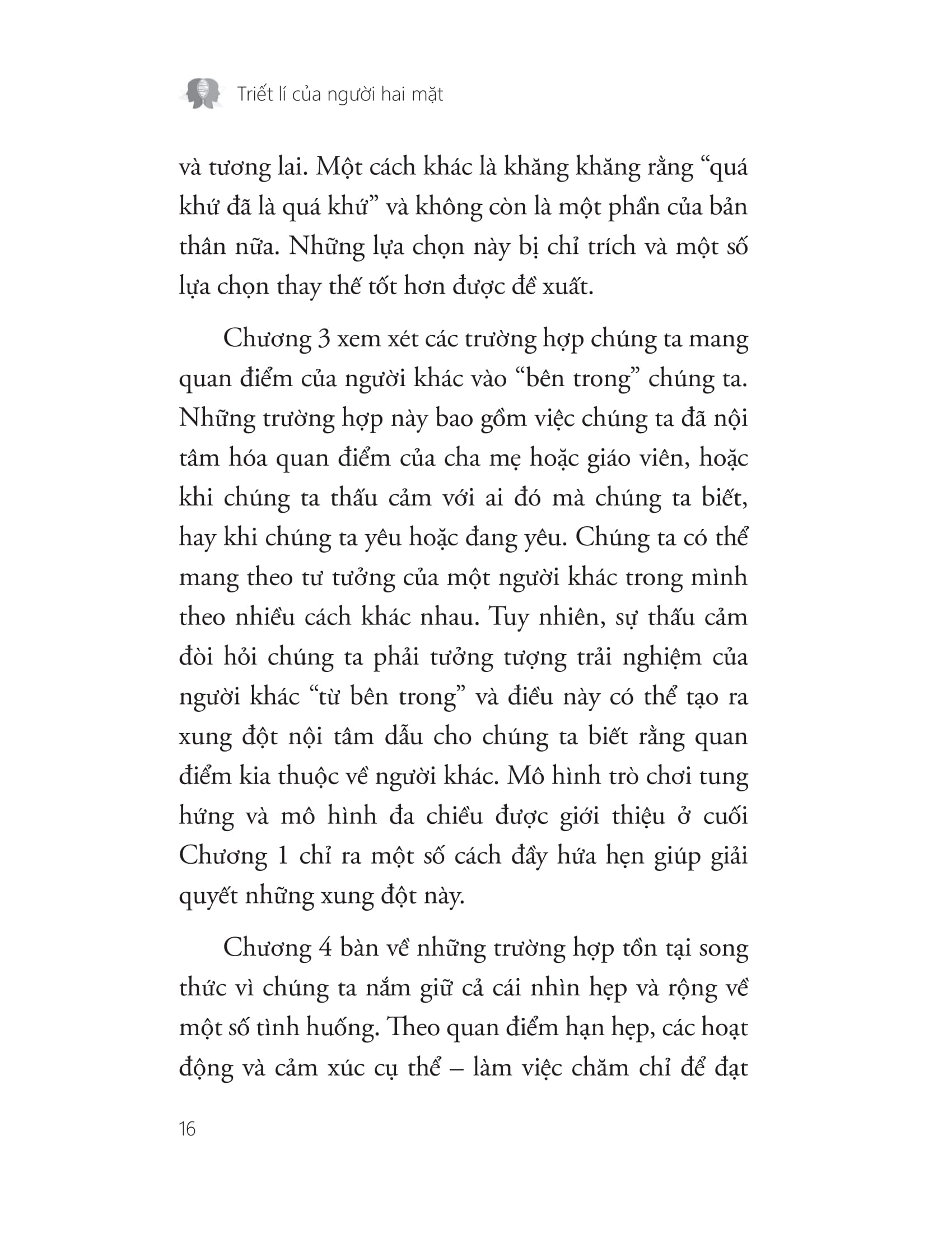 triết lí của người hai mặt