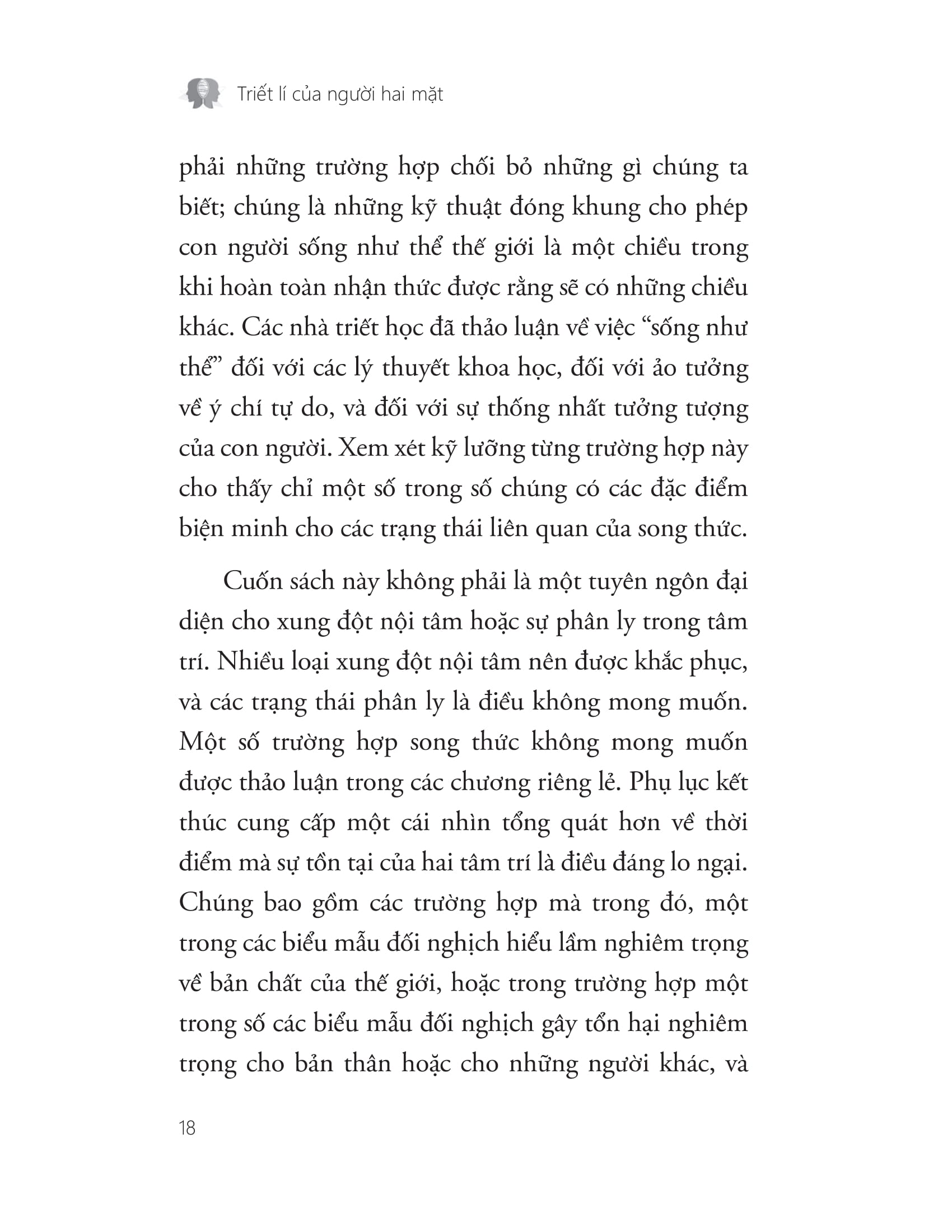 triết lí của người hai mặt