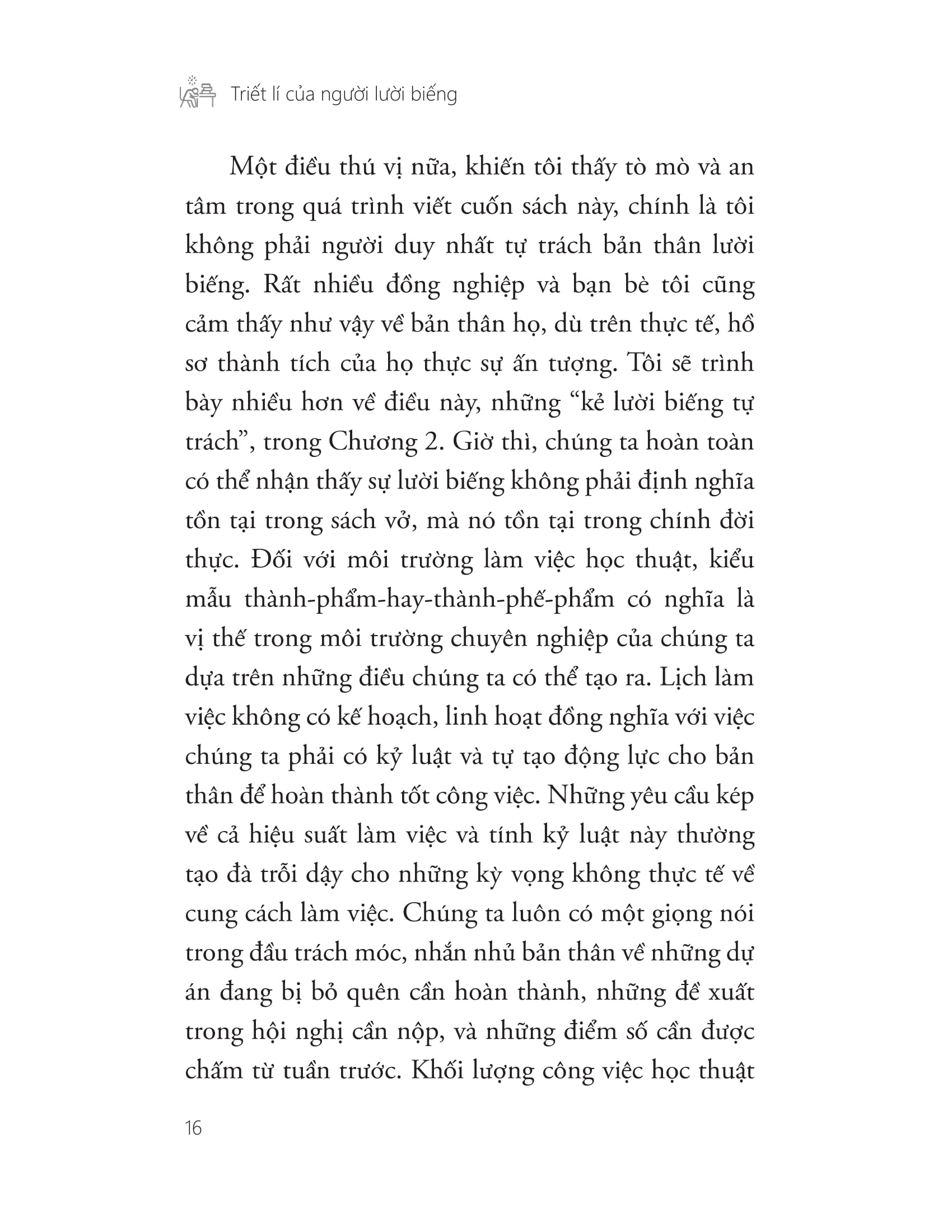 triết lí của người lười biếng