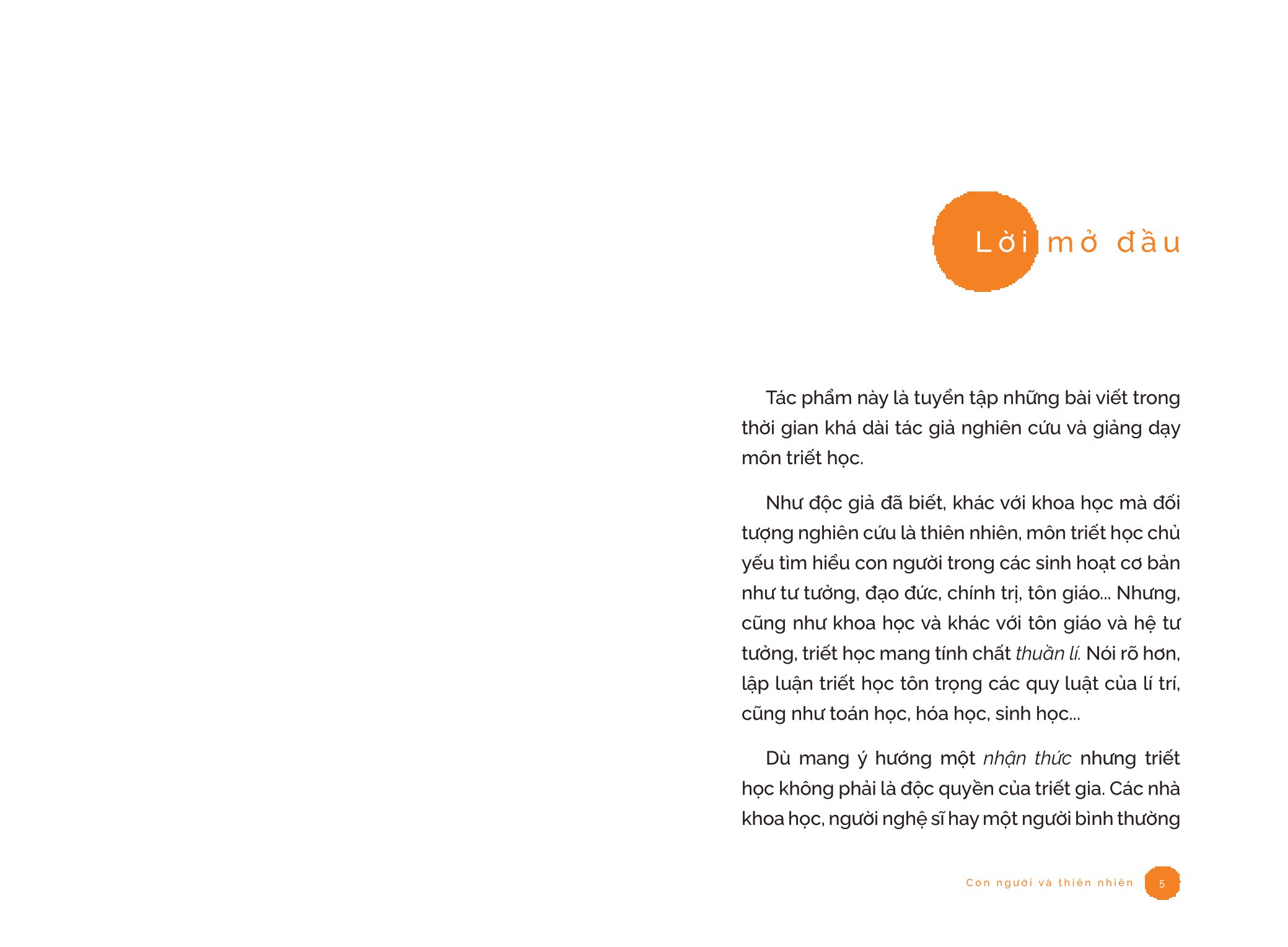 triết lí về con người - con người và thiên nhiên