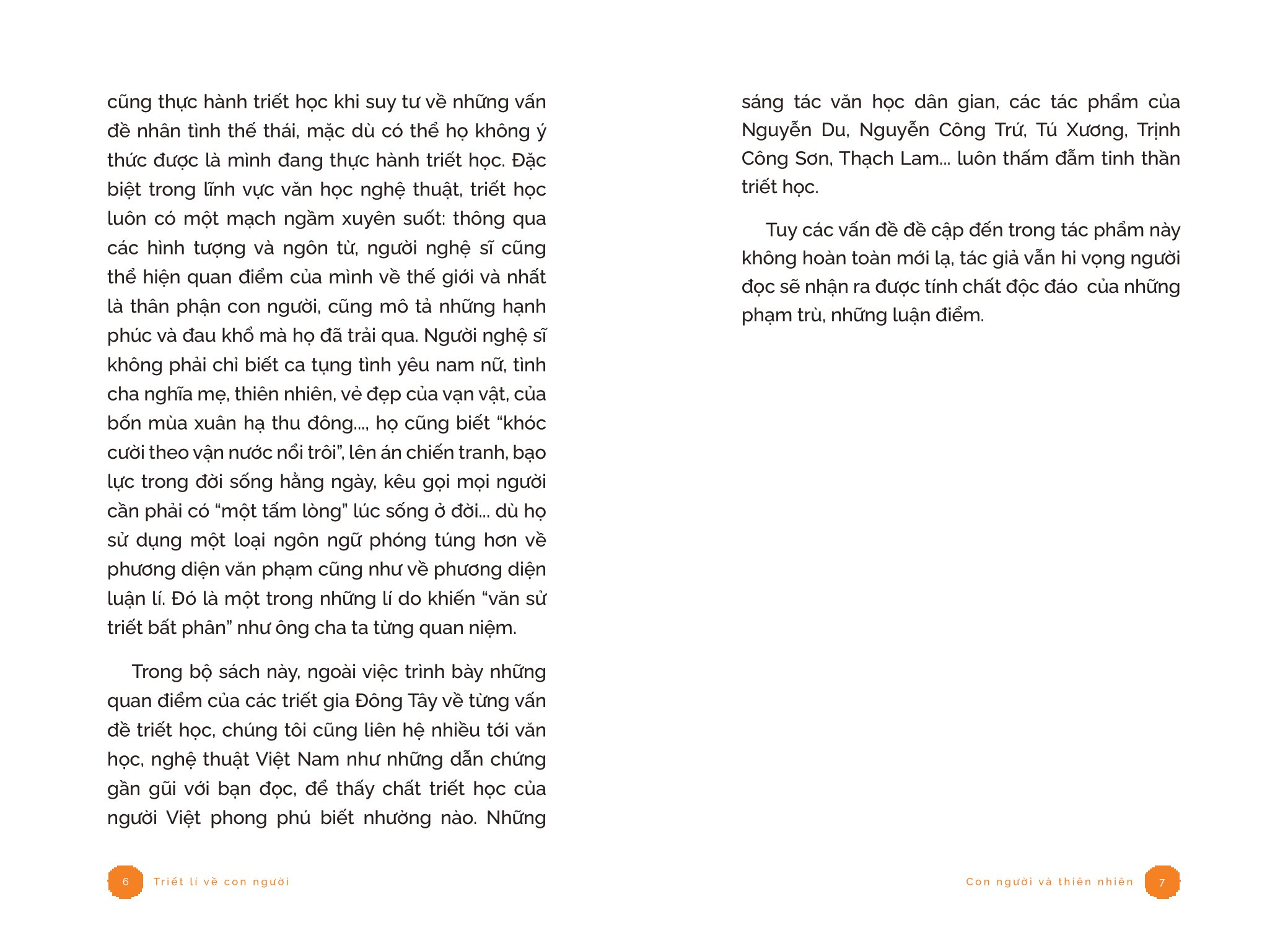 triết lí về con người - con người và thiên nhiên