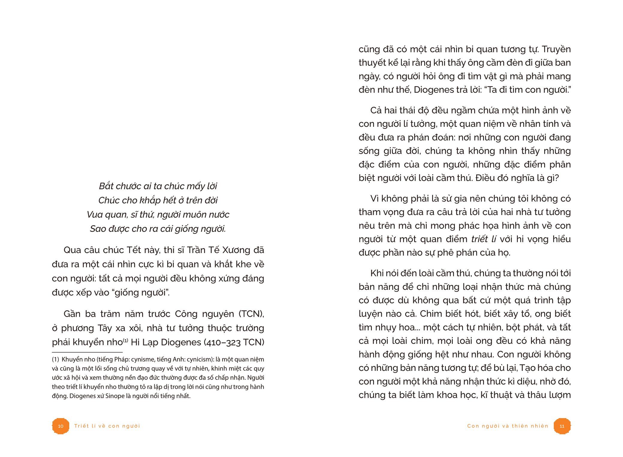 triết lí về con người - con người và thiên nhiên