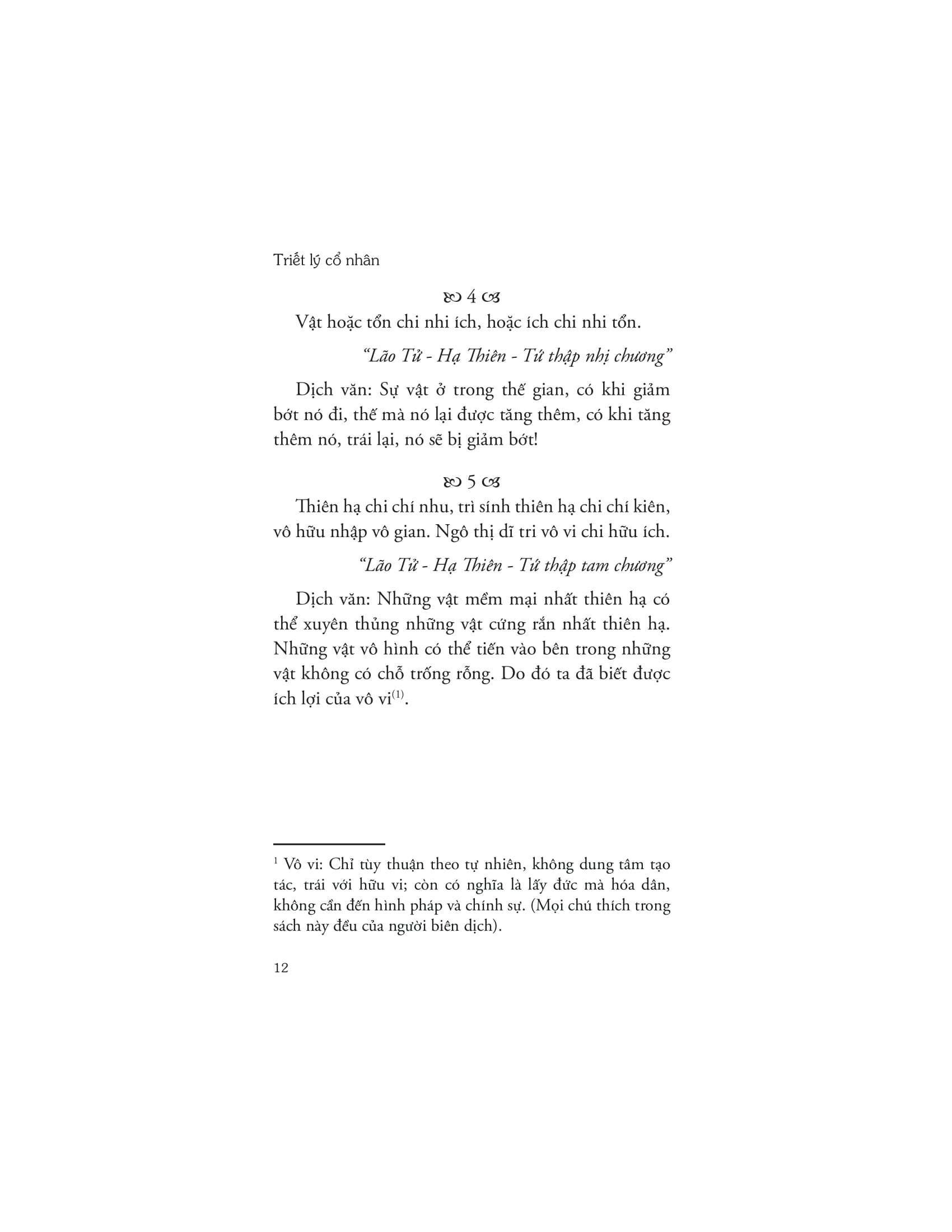 Triết Lý Cổ Nhân