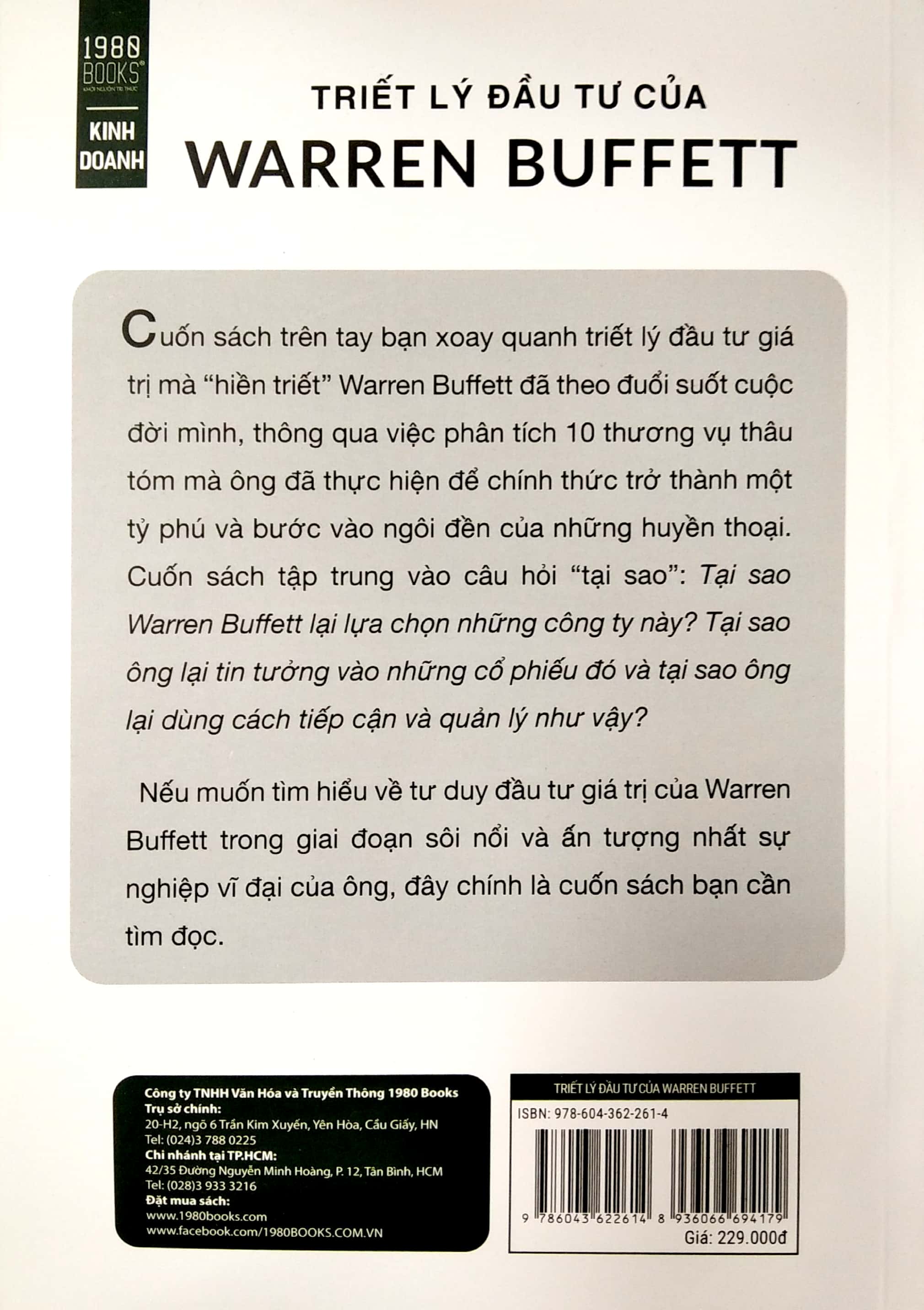 triết lý đầu tư của warren buffett