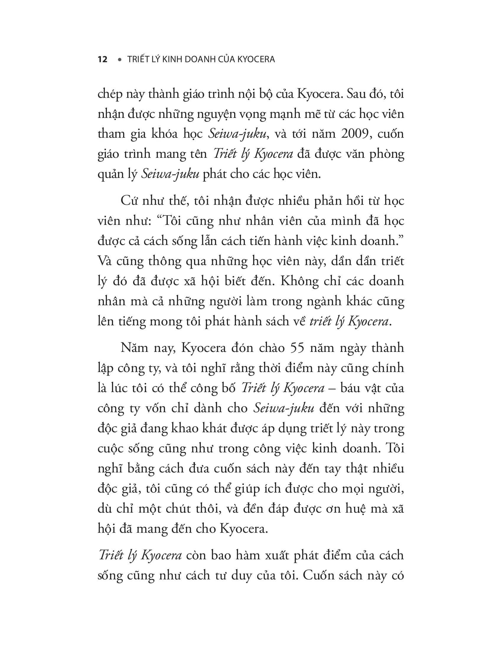triết lý kinh doanh của kyocera (tái bản 2024)
