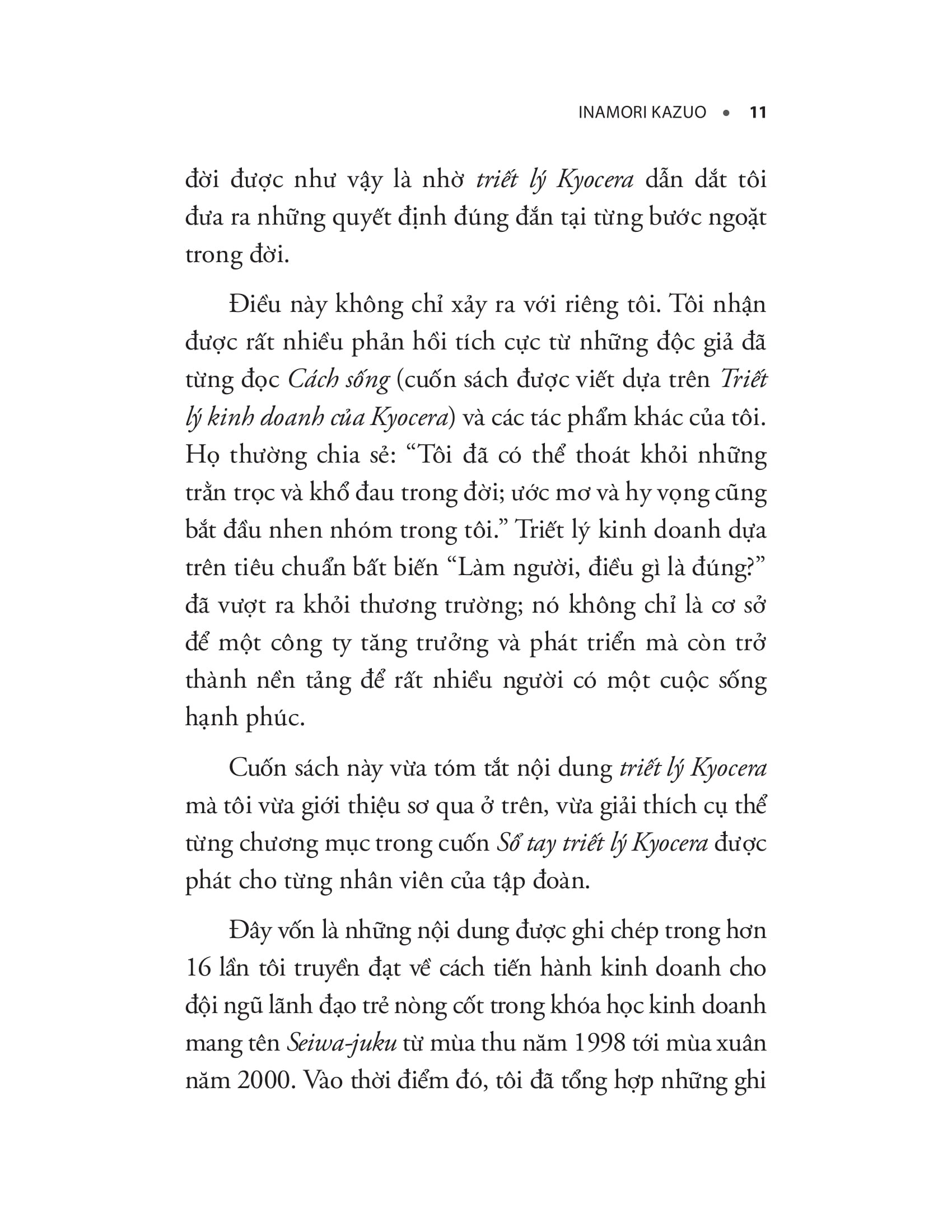 triết lý kinh doanh của kyocera (tái bản 2024)