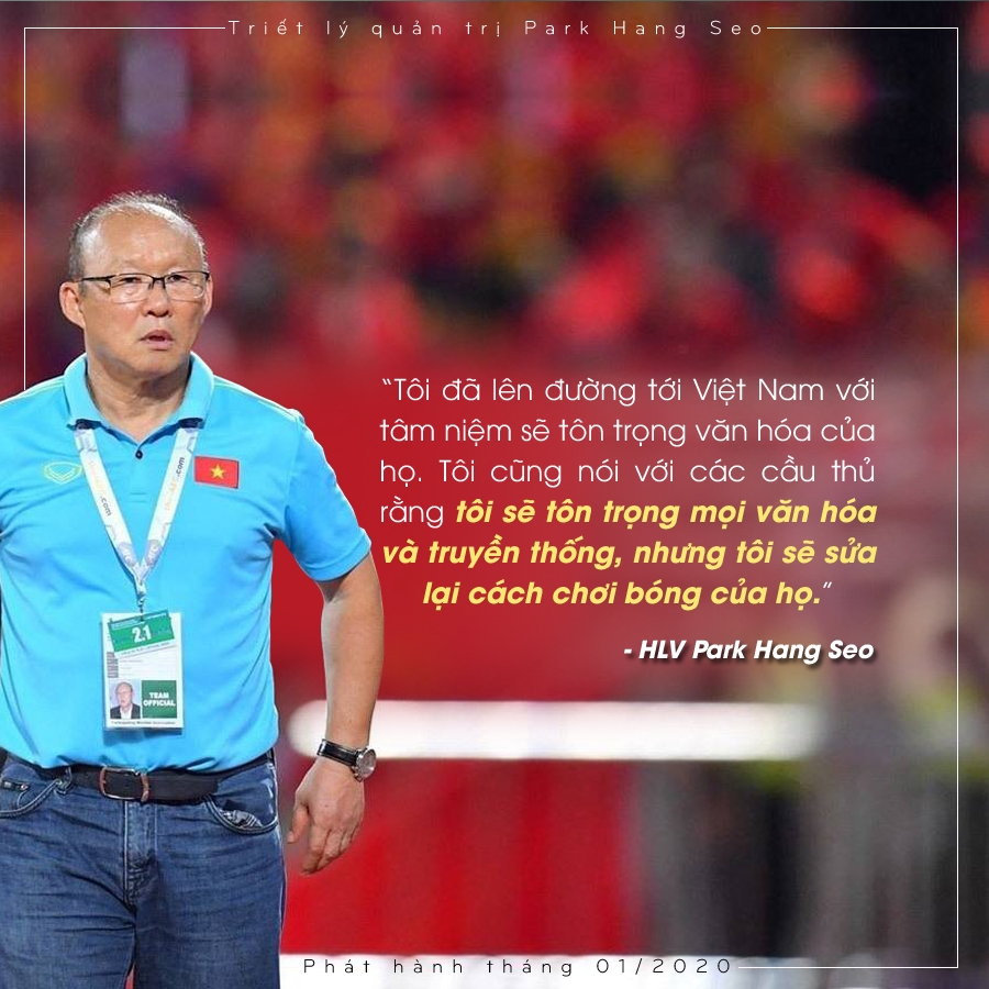 triết lý lãnh đạo park hang seo