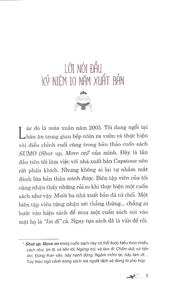 triết lý sumo - ngừng than đời sẽ sang trang