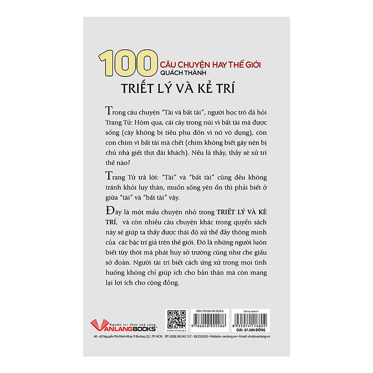 triết lý và kẻ trí (tái bản)