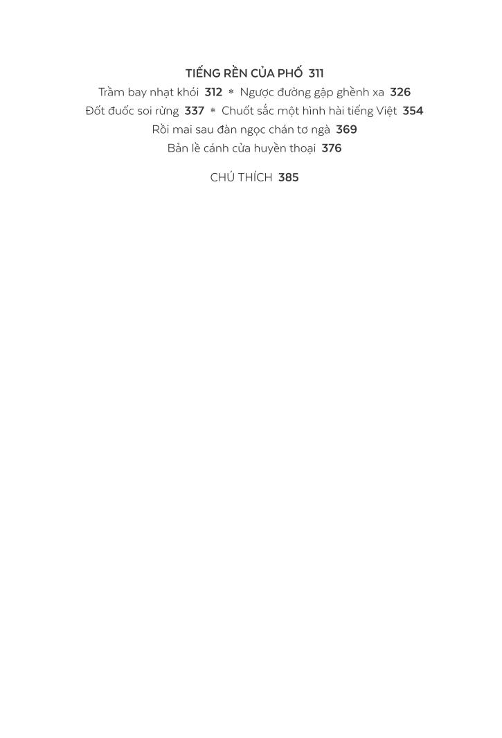 triệu dấu chân qua những cửa ô