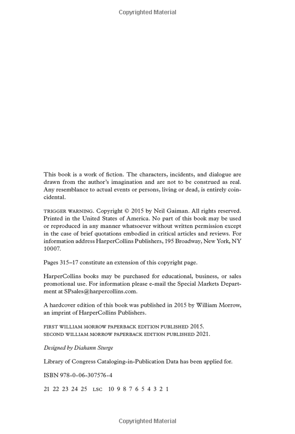 trigger warning: short fictions and disturbances