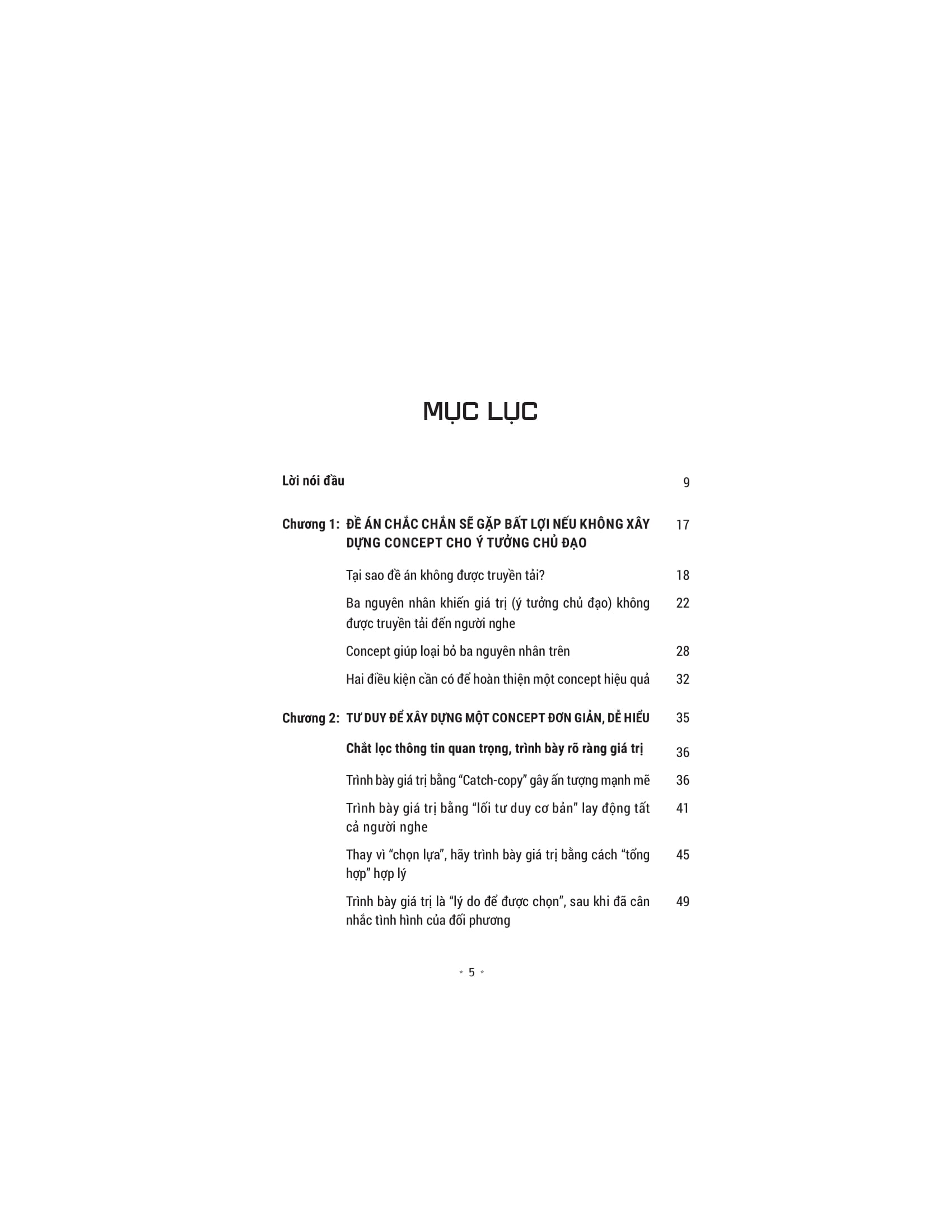 trình bày thuyết phục, kế hoạch rõ ràng, kết quả thực tế