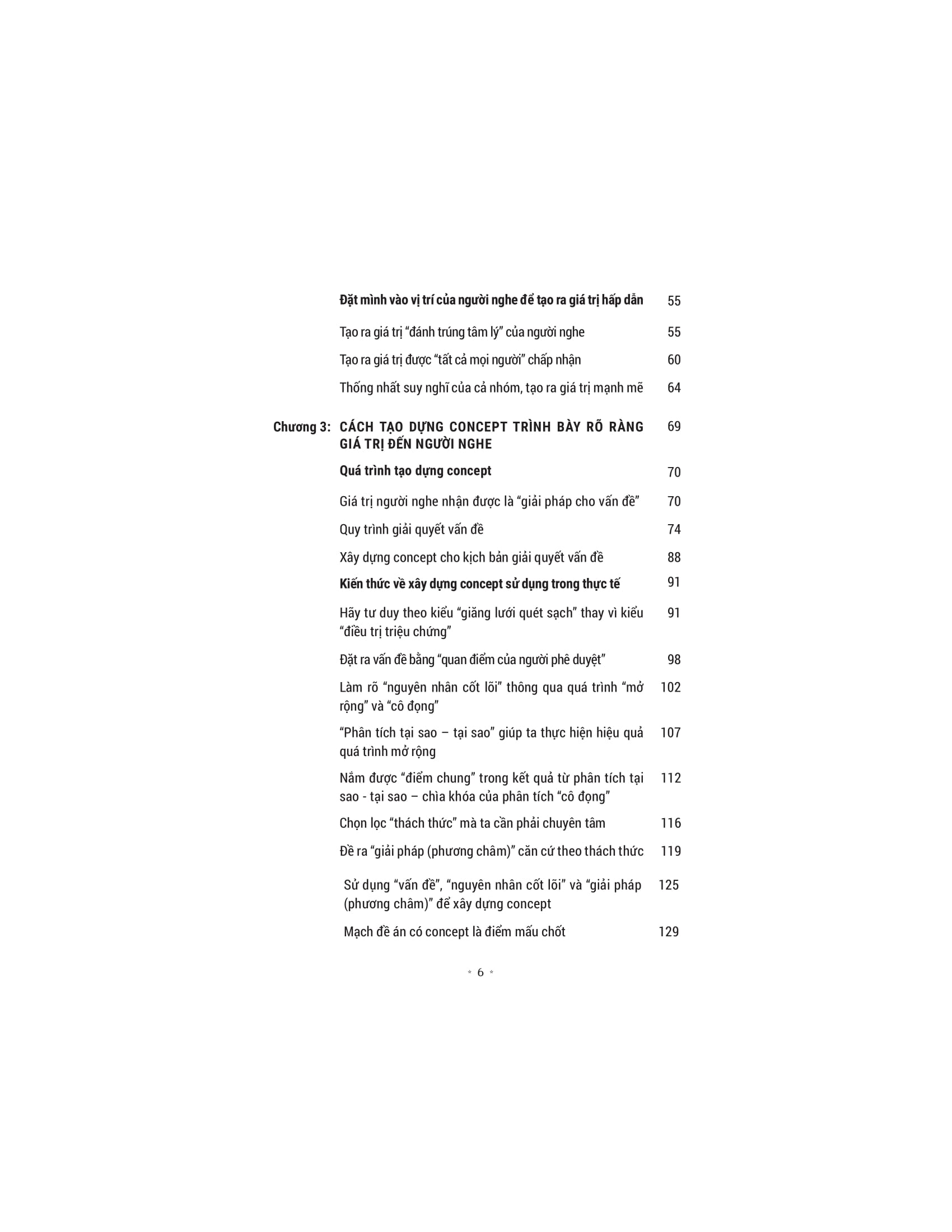 trình bày thuyết phục, kế hoạch rõ ràng, kết quả thực tế