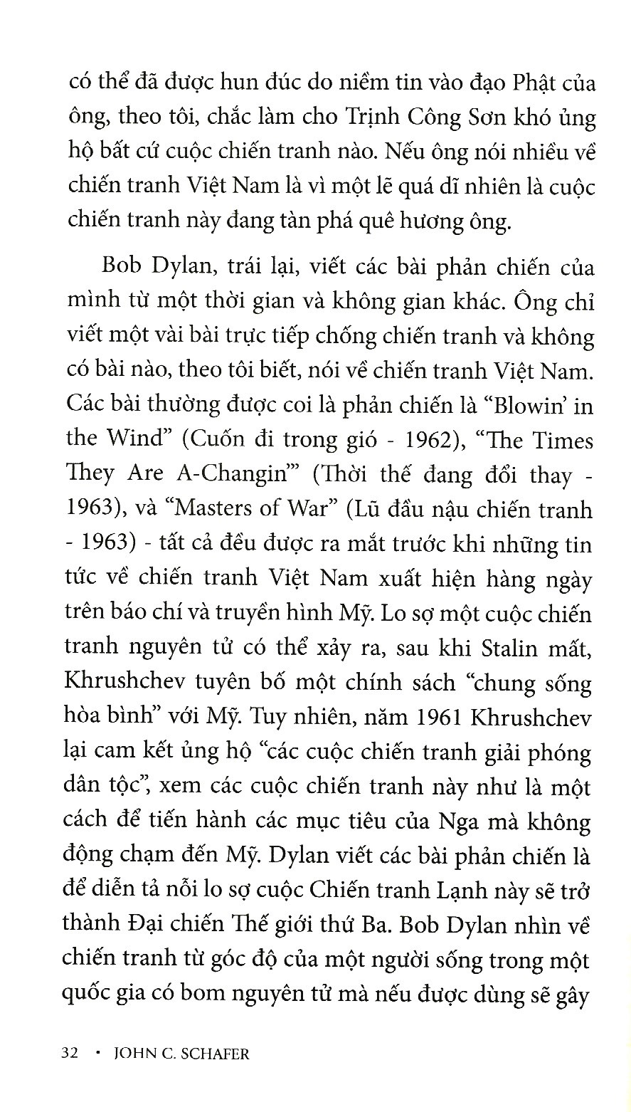 trịnh công sơn và bob dylan