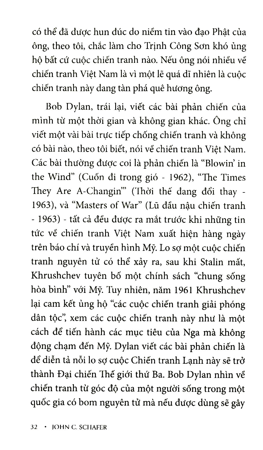 trịnh công sơn và bob dylan