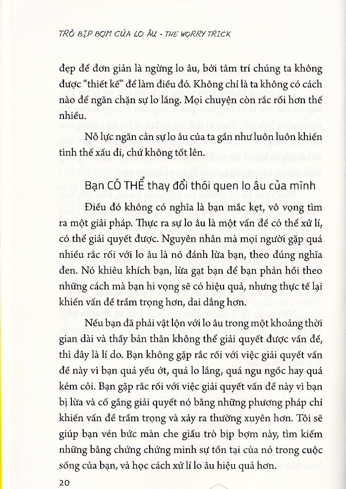 trò bịp bợm của lo âu - the worry trick