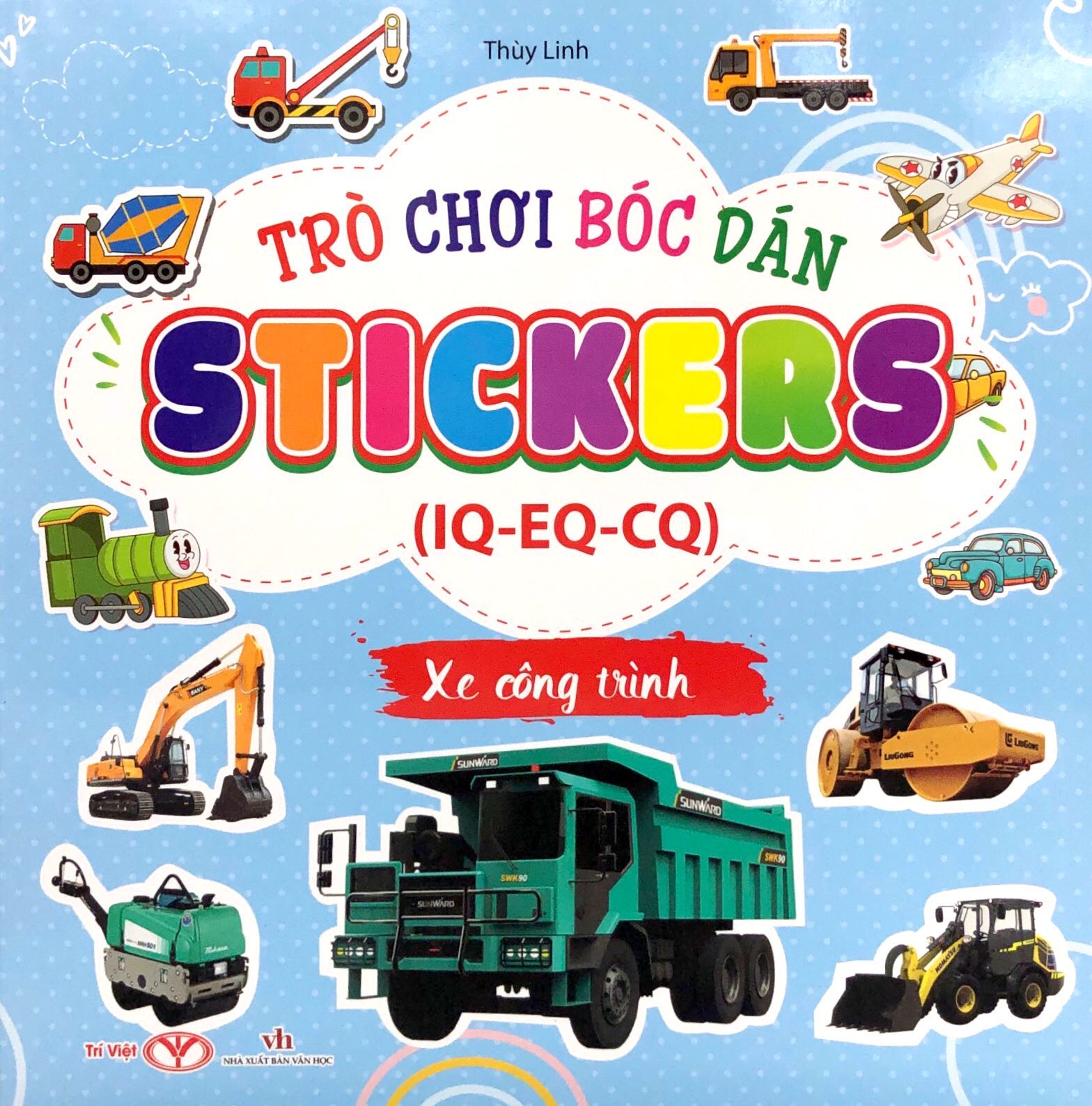 Tro Choi Boc Dan Sticker IQ-EQ-CQ - Xe Cong Trinh