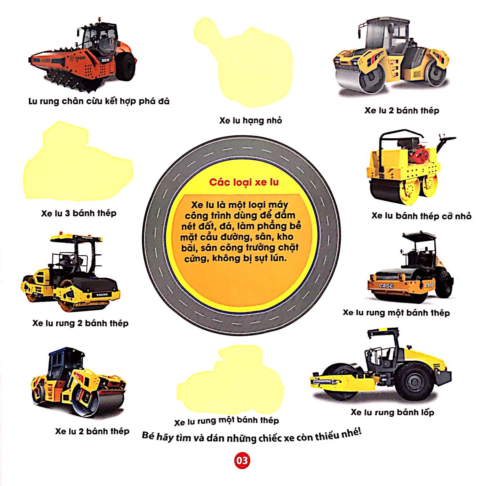 Tro Choi Boc Dan Sticker IQ-EQ-CQ - Xe Cong Trinh