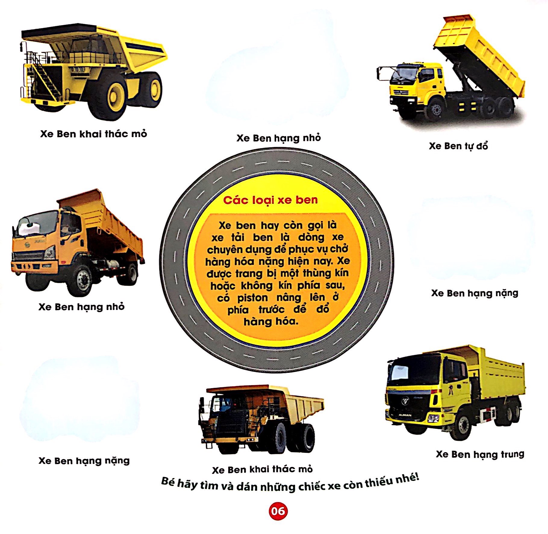 Tro Choi Boc Dan Sticker IQ-EQ-CQ - Xe Cong Trinh