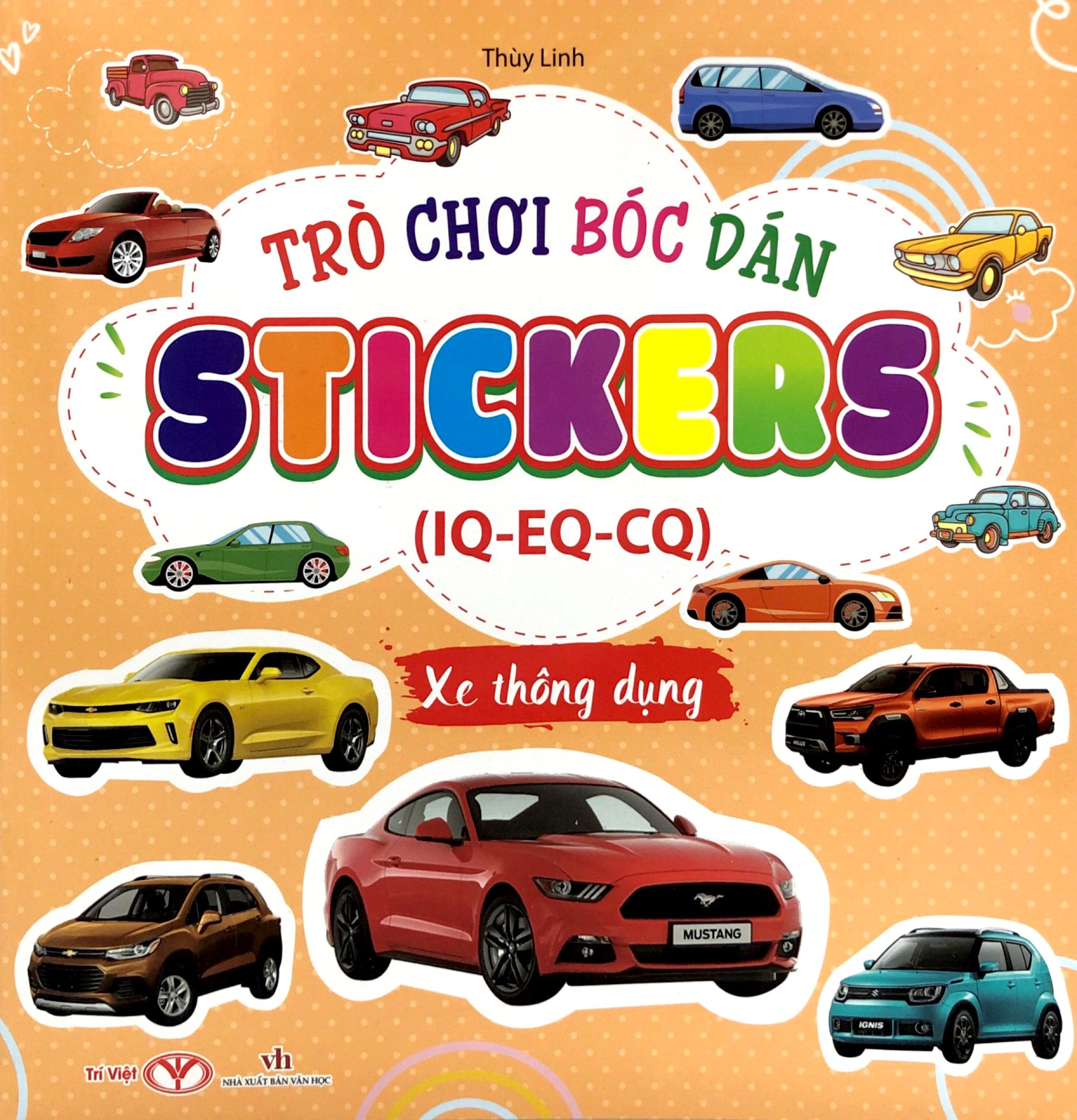 Trò Chơi Bóc Dán Sticker IQ-EQ-CQ - Xe Thông Dụng