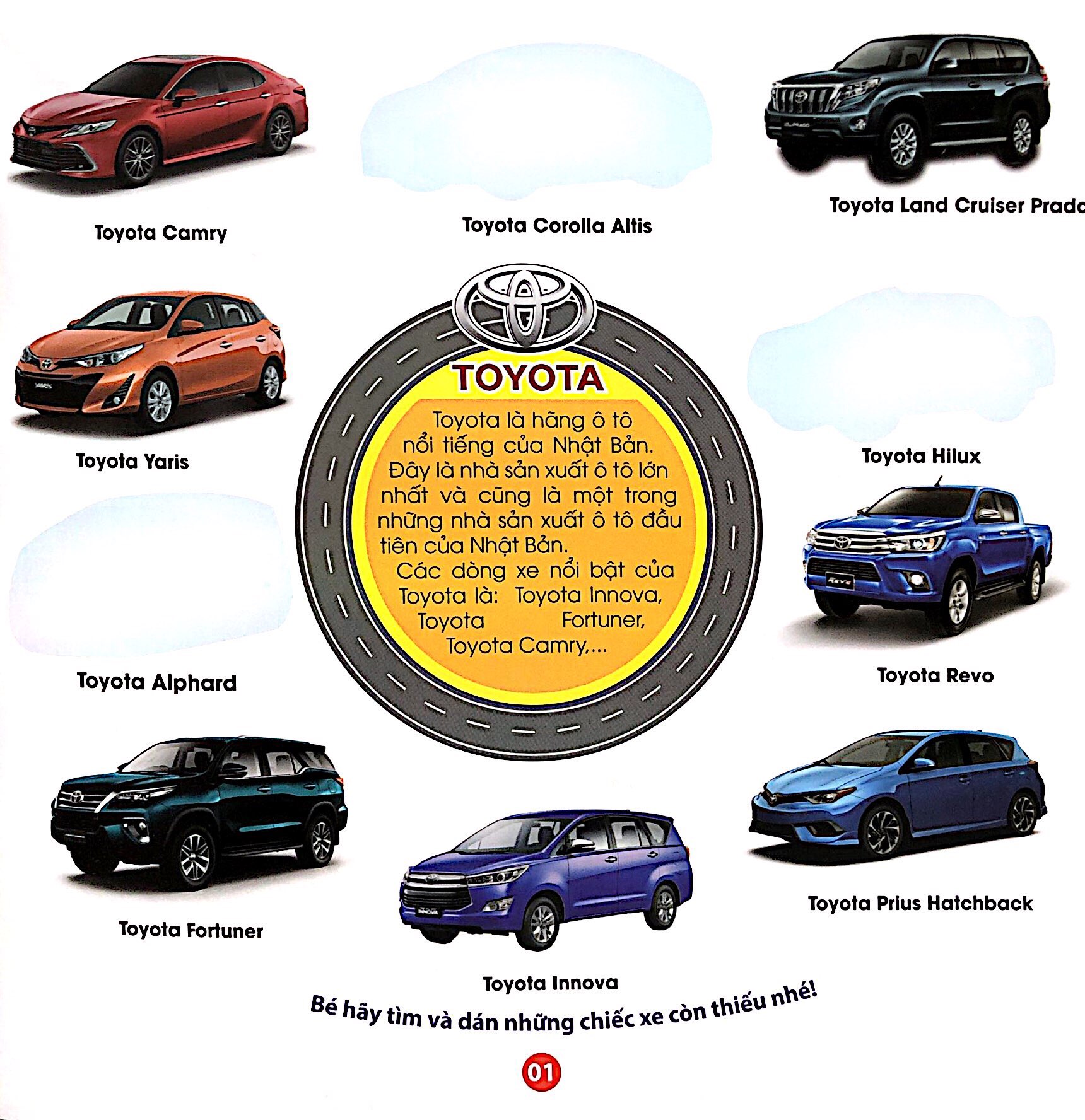 Trò Chơi Bóc Dán Sticker IQ-EQ-CQ - Xe Thông Dụng