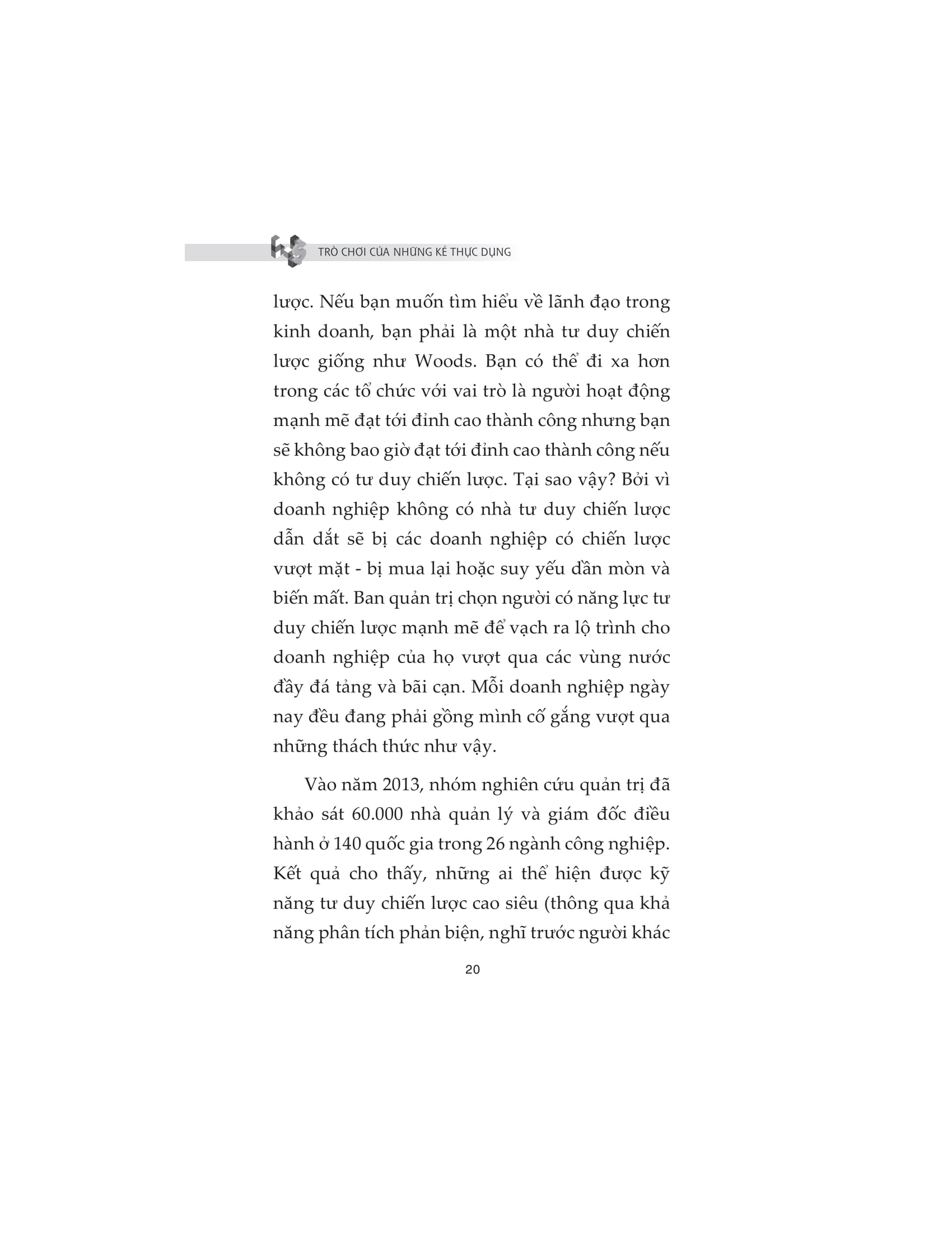 trò chơi của những kẻ thực dụng