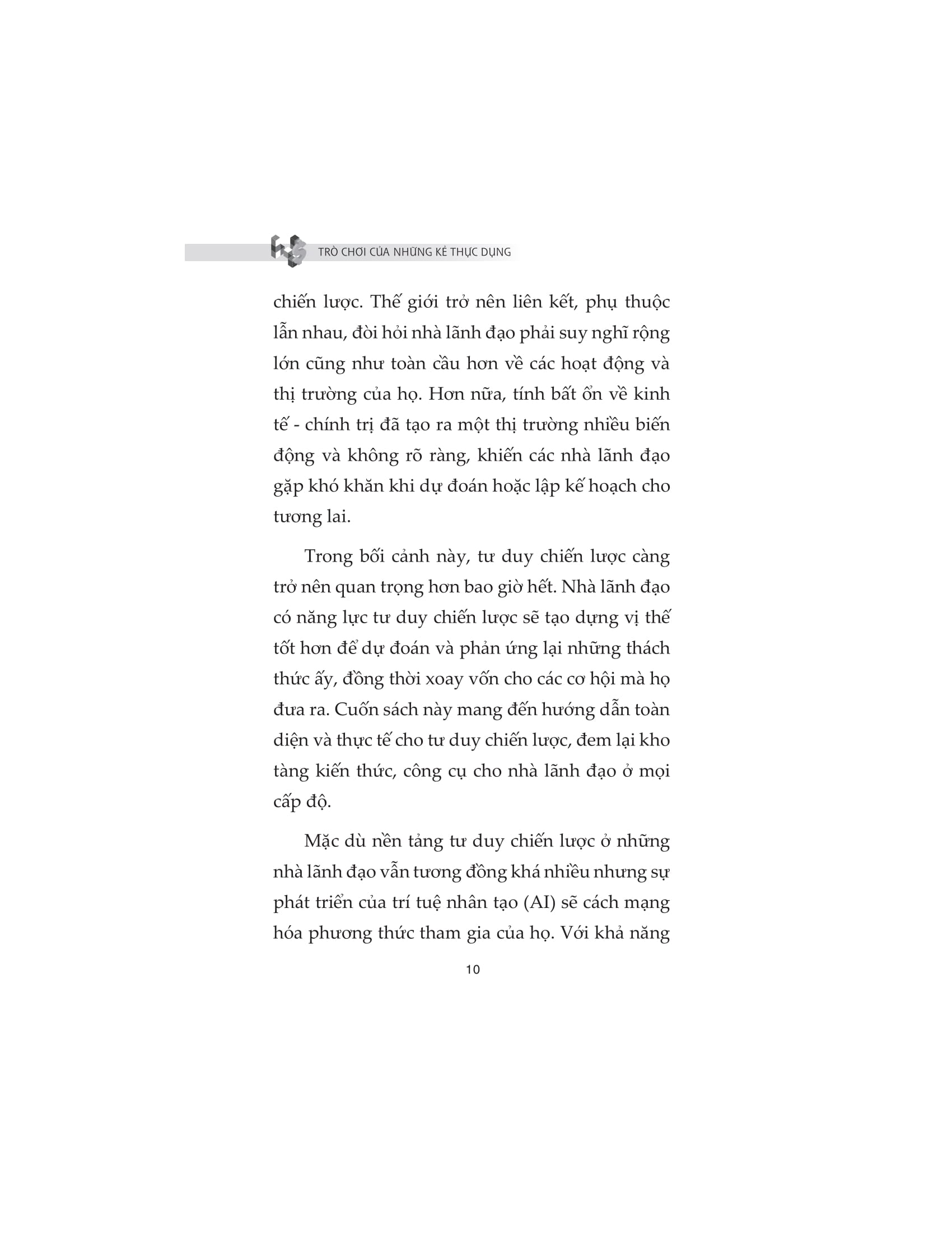 trò chơi của những kẻ thực dụng