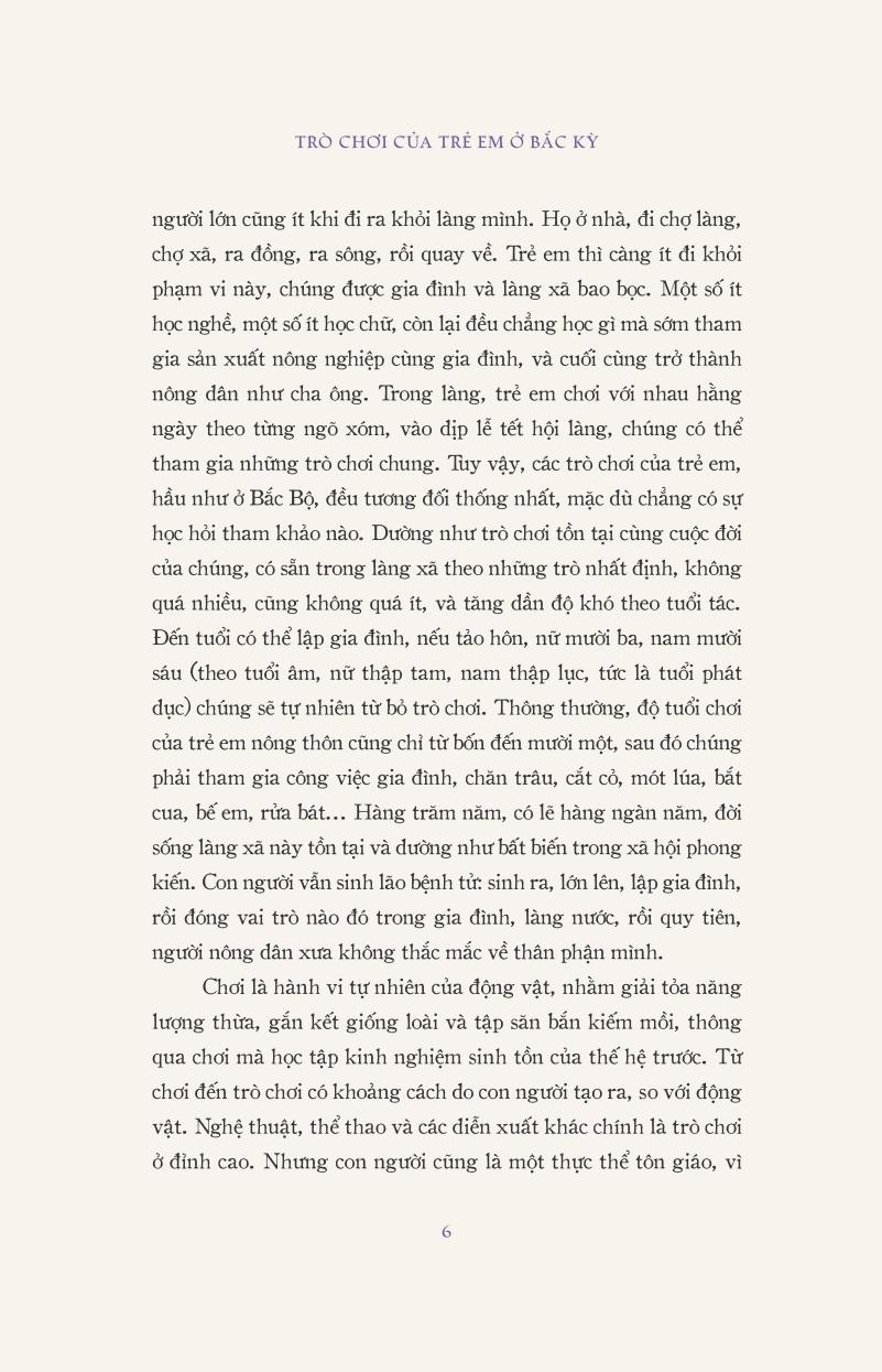 trò chơi của trẻ em ở bắc kỳ