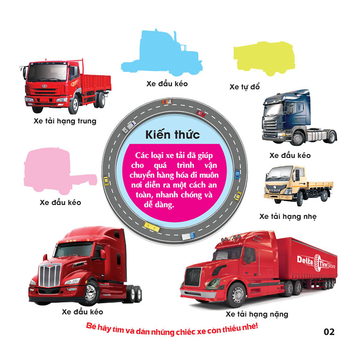 trò chơi dán hình iq-eq-cq - sticker - xe công trình - tập 1