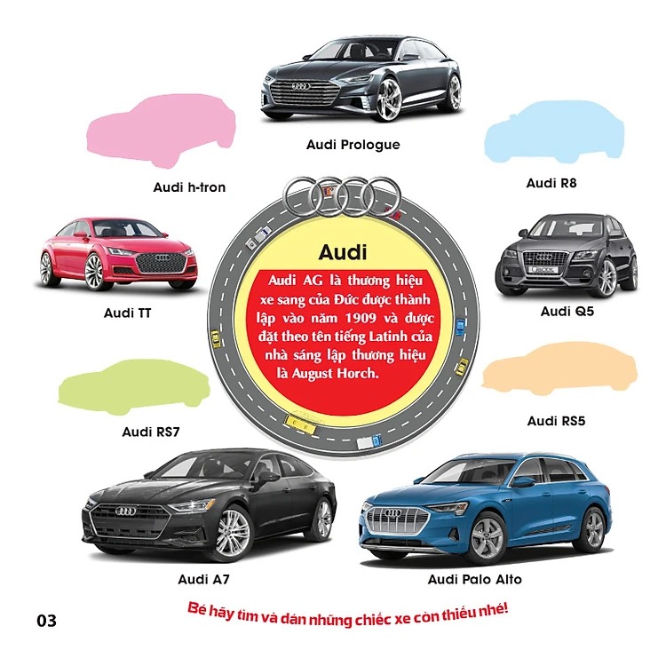 trò chơi dán hình iq-eq-cq - sticker - xe thể thao -tập 2