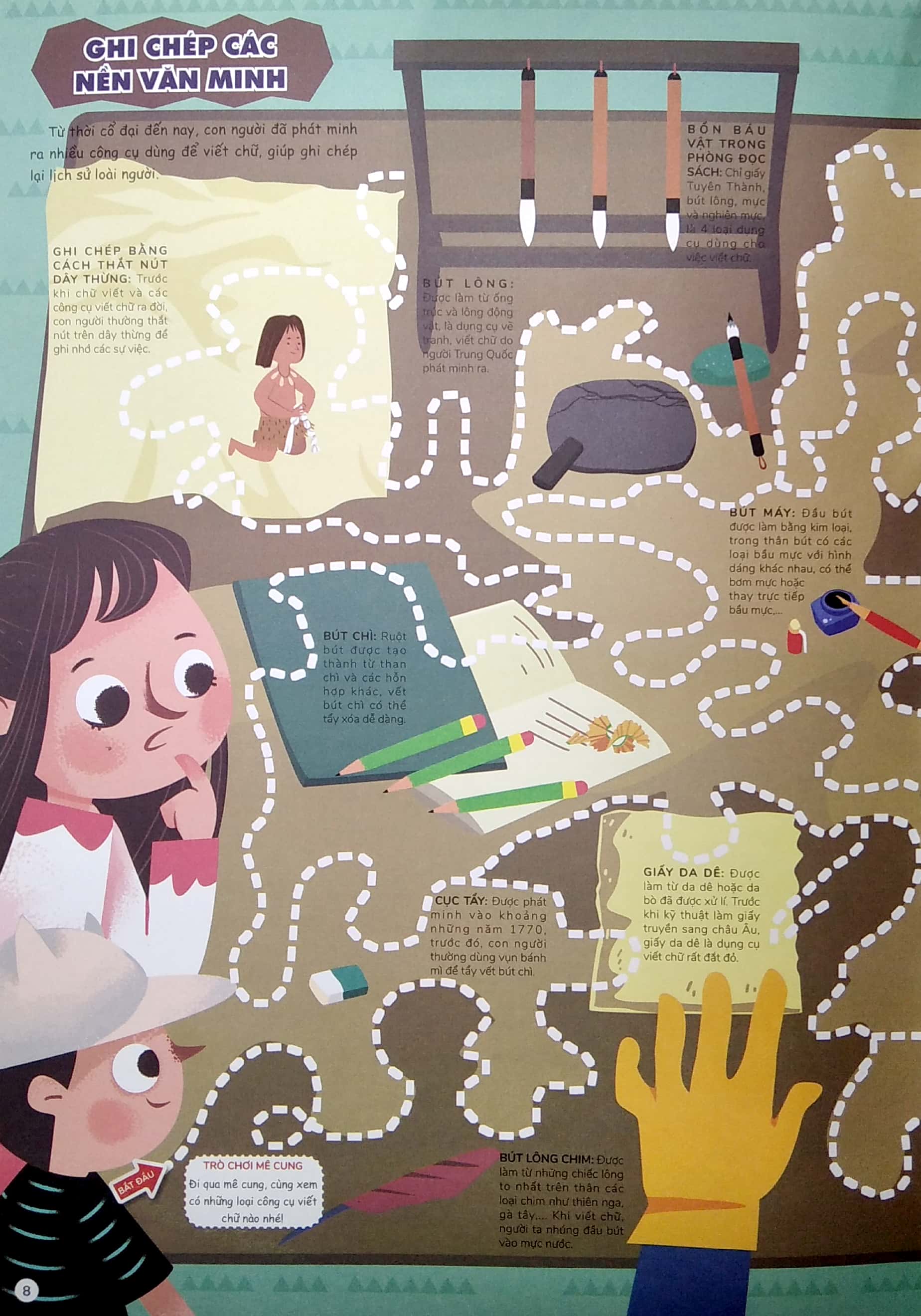 trò chơi giải mã mê cung - lịch sử phát minh & khoa học kỹ thuật